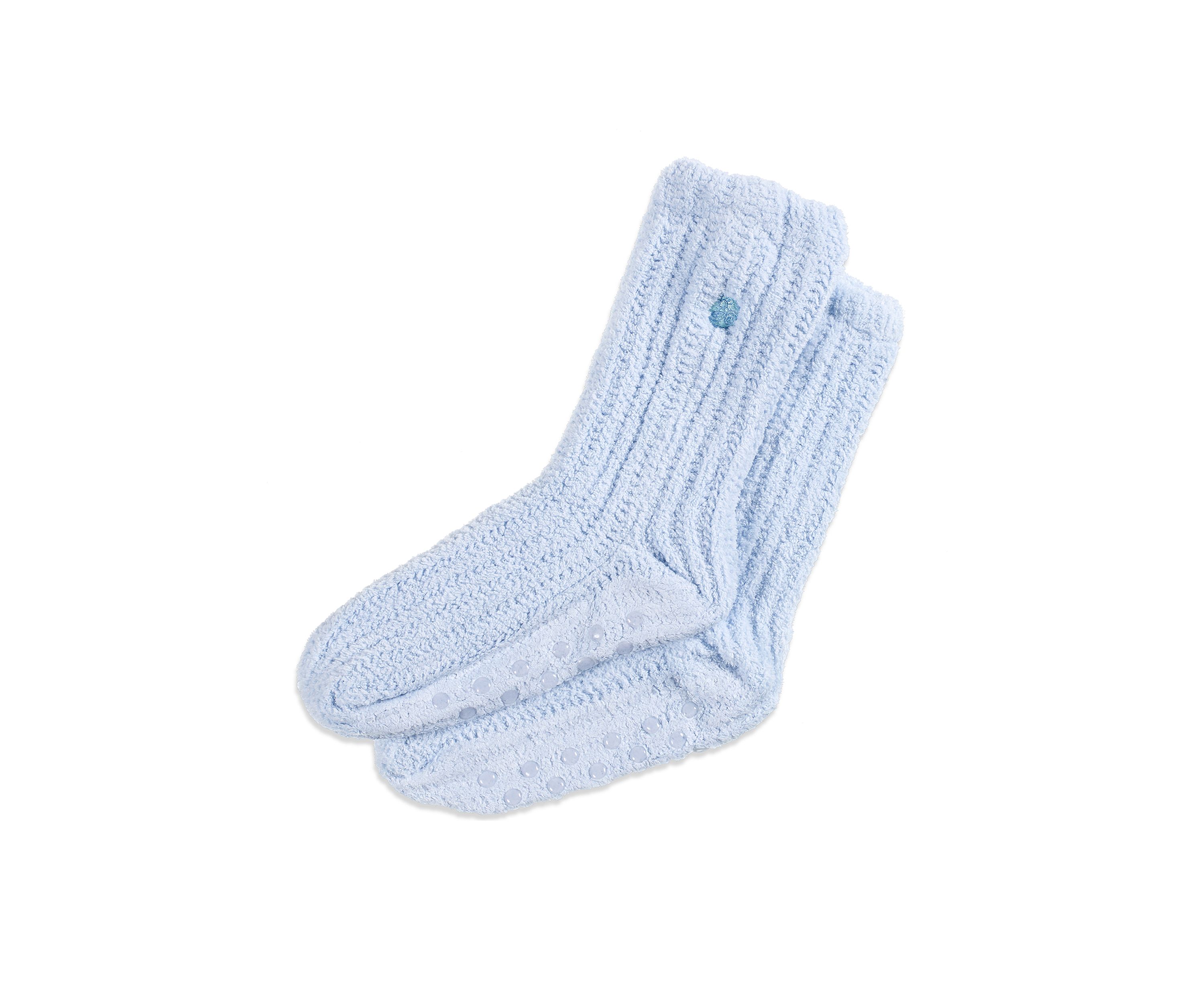 Cozy Blue Dream Silk Socks
