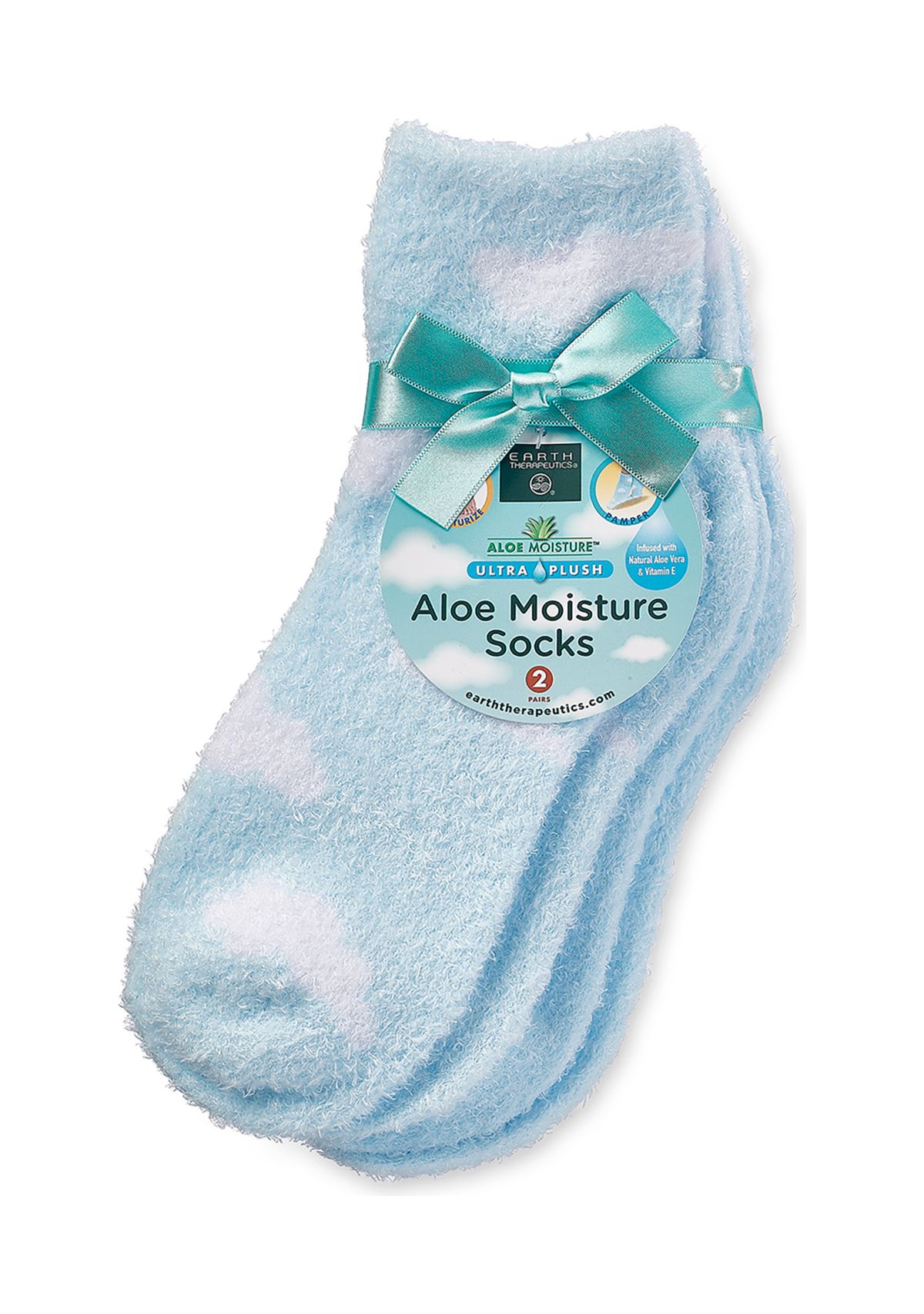 2 Pack Aloe Moisture Socks