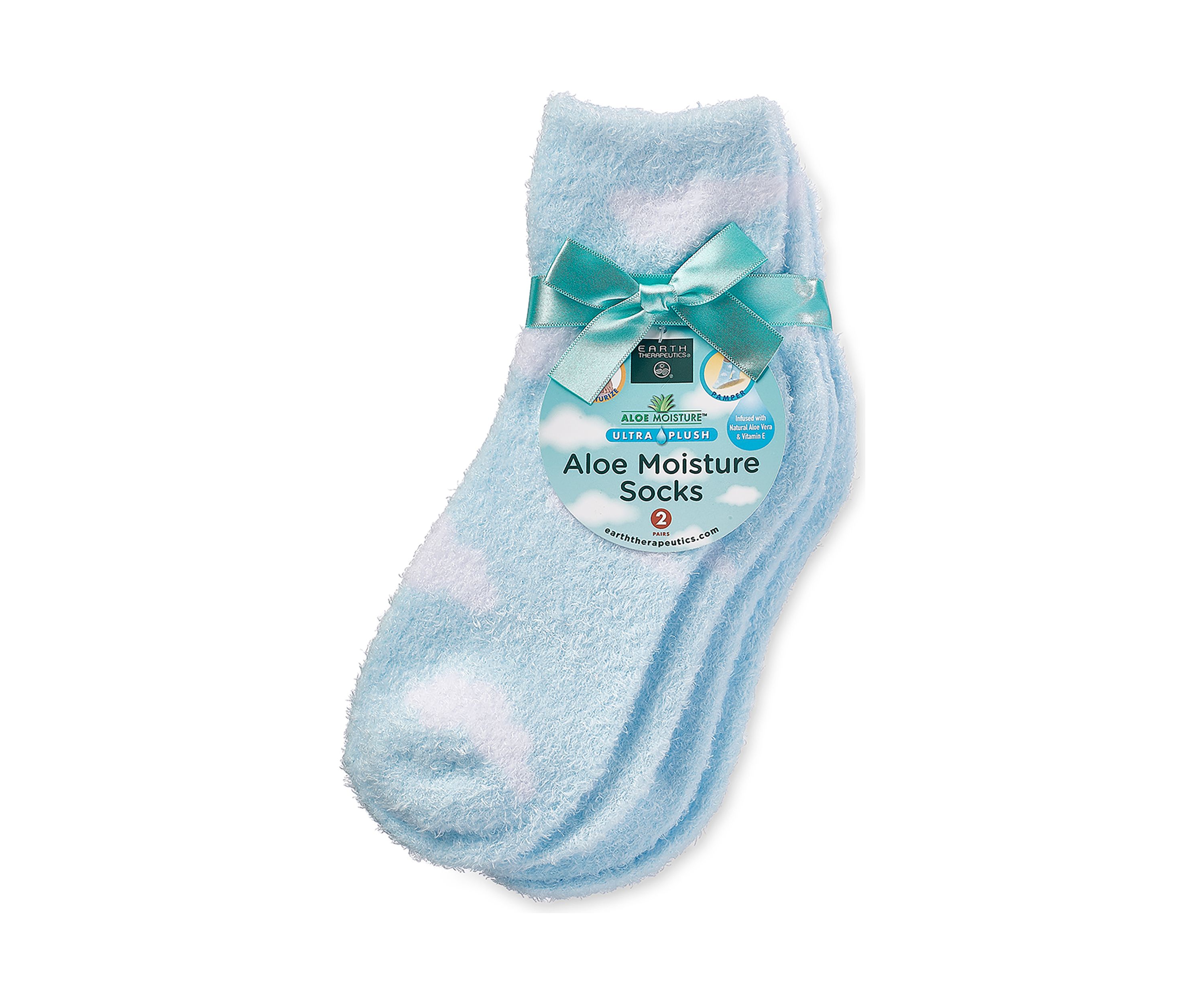 2 Pack Aloe Moisture Socks