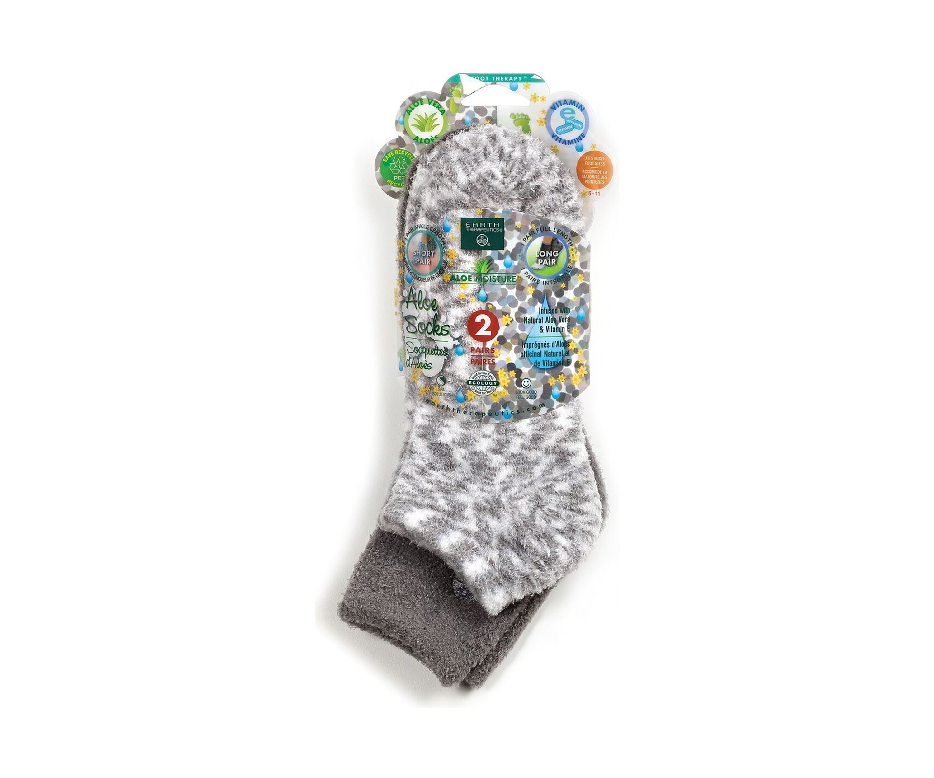 Luxury Aloe Moisture 2 Pack Socks