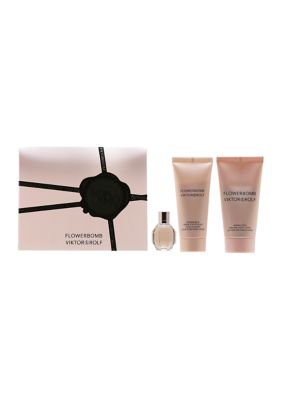 Viktor & Rolf Women's Flowerbomb Eau De Parfum 3-Piece Gift Set