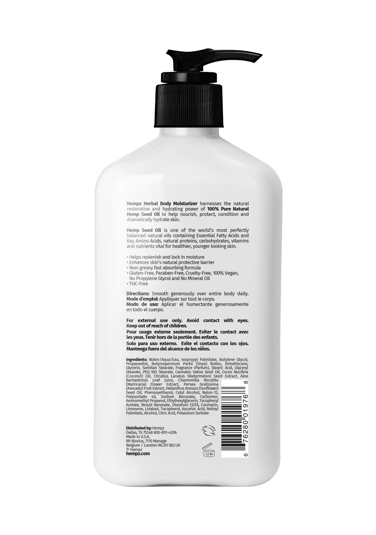 Fresh Coconut & Watermelon Herbal Body Moisturizer