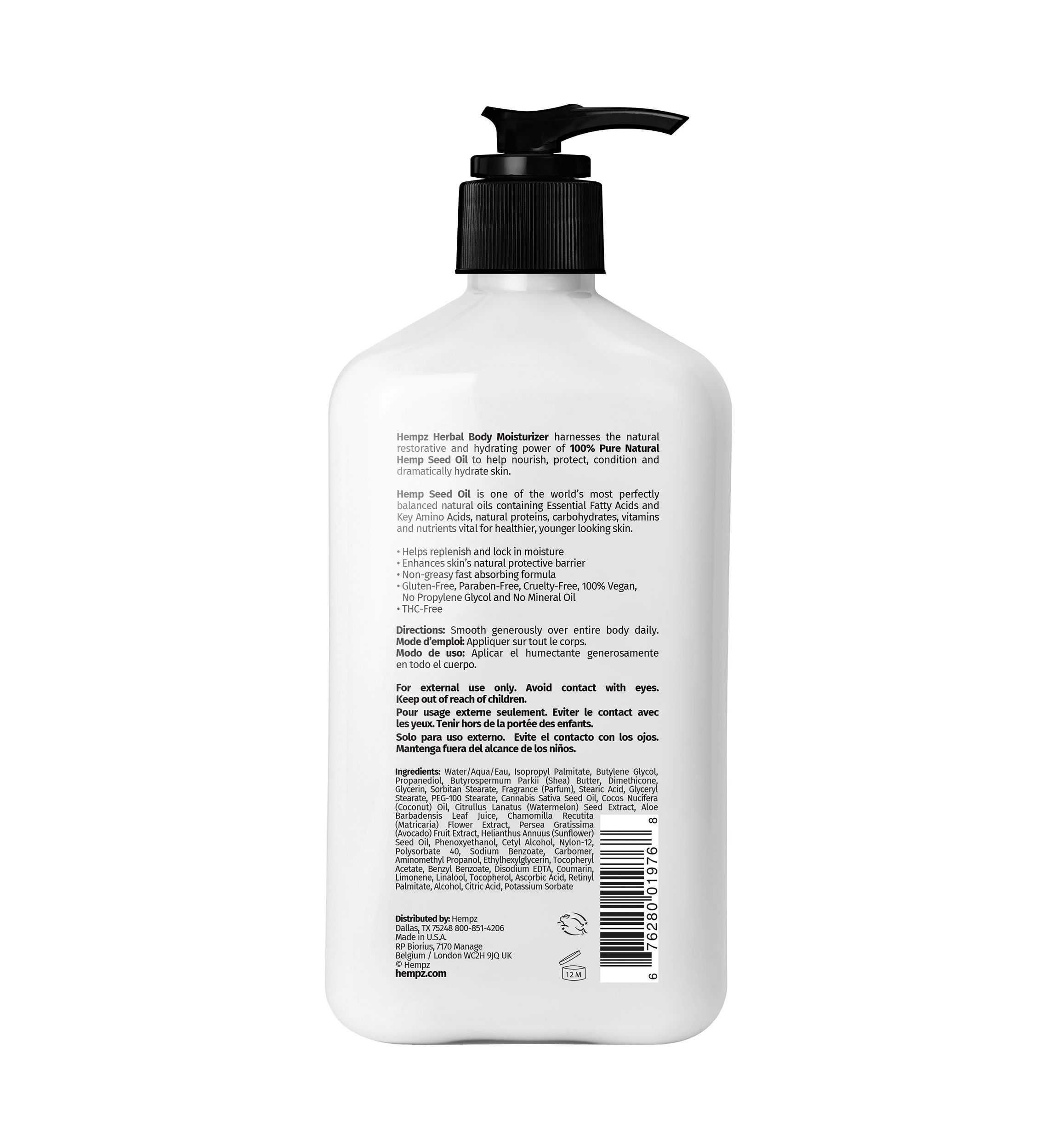 Fresh Coconut & Watermelon Herbal Body Moisturizer
