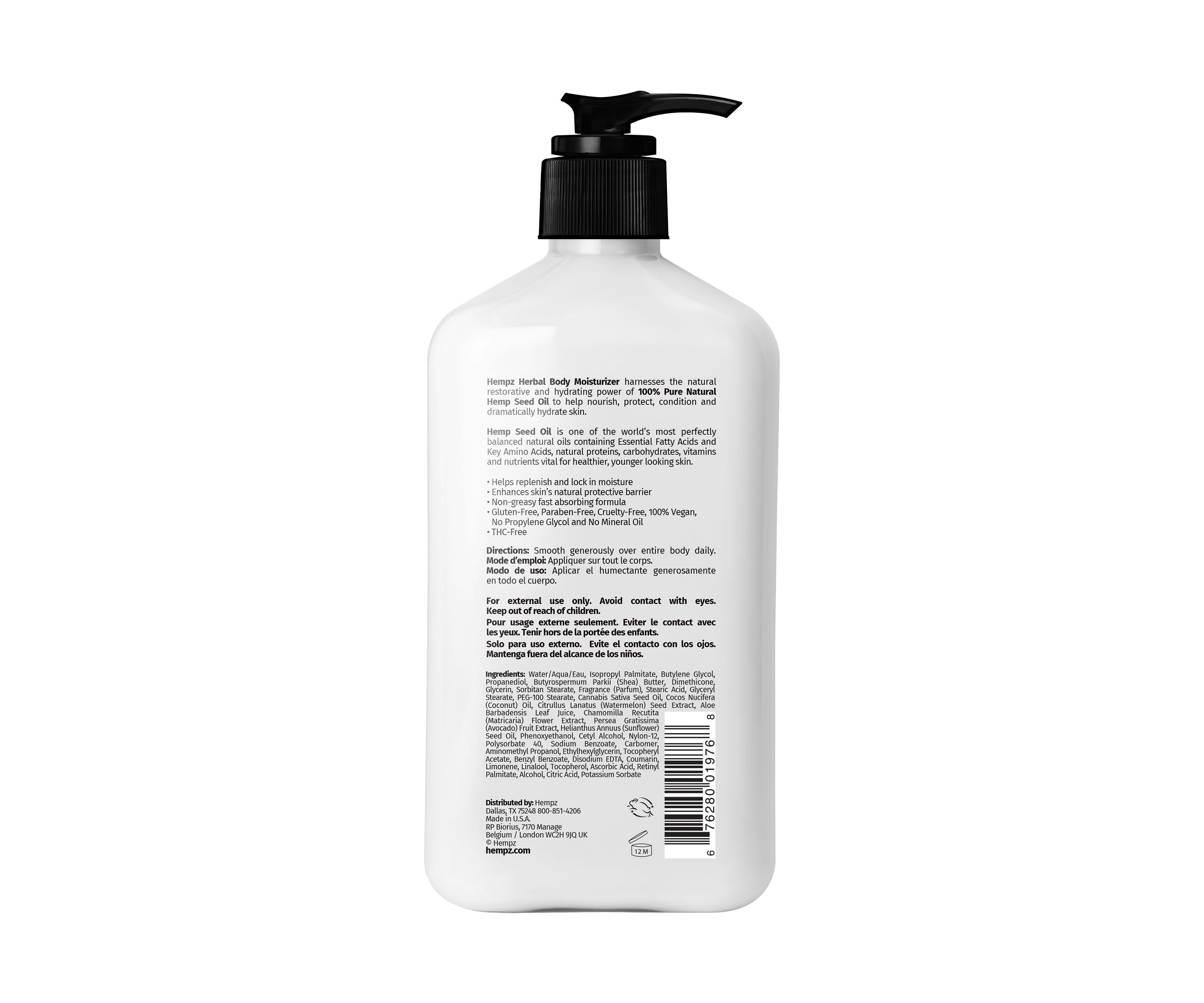 Fresh Coconut & Watermelon Herbal Body Moisturizer