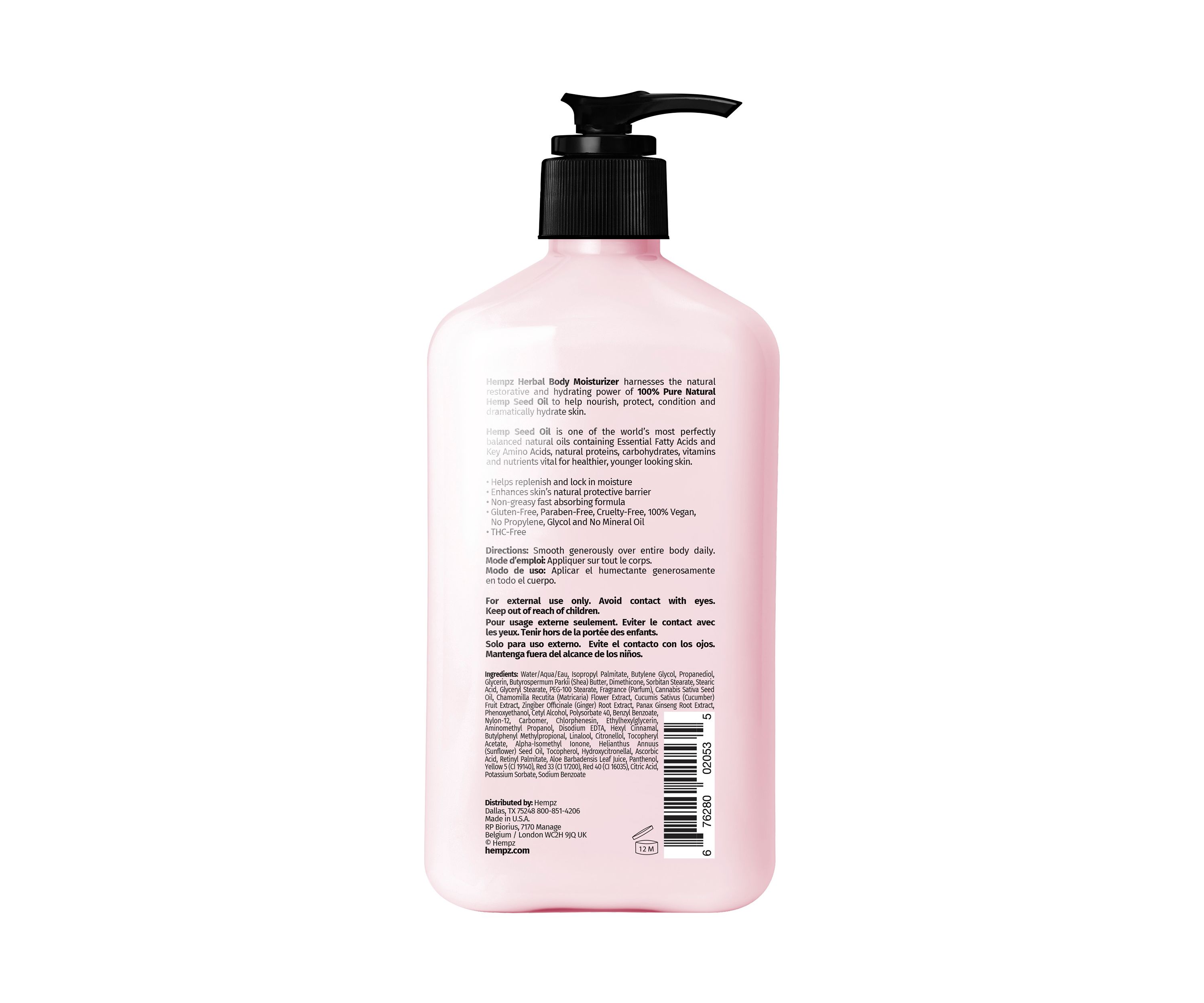 Blushing Grapefruit & Raspberry Creme Herbal Body Moisturizer