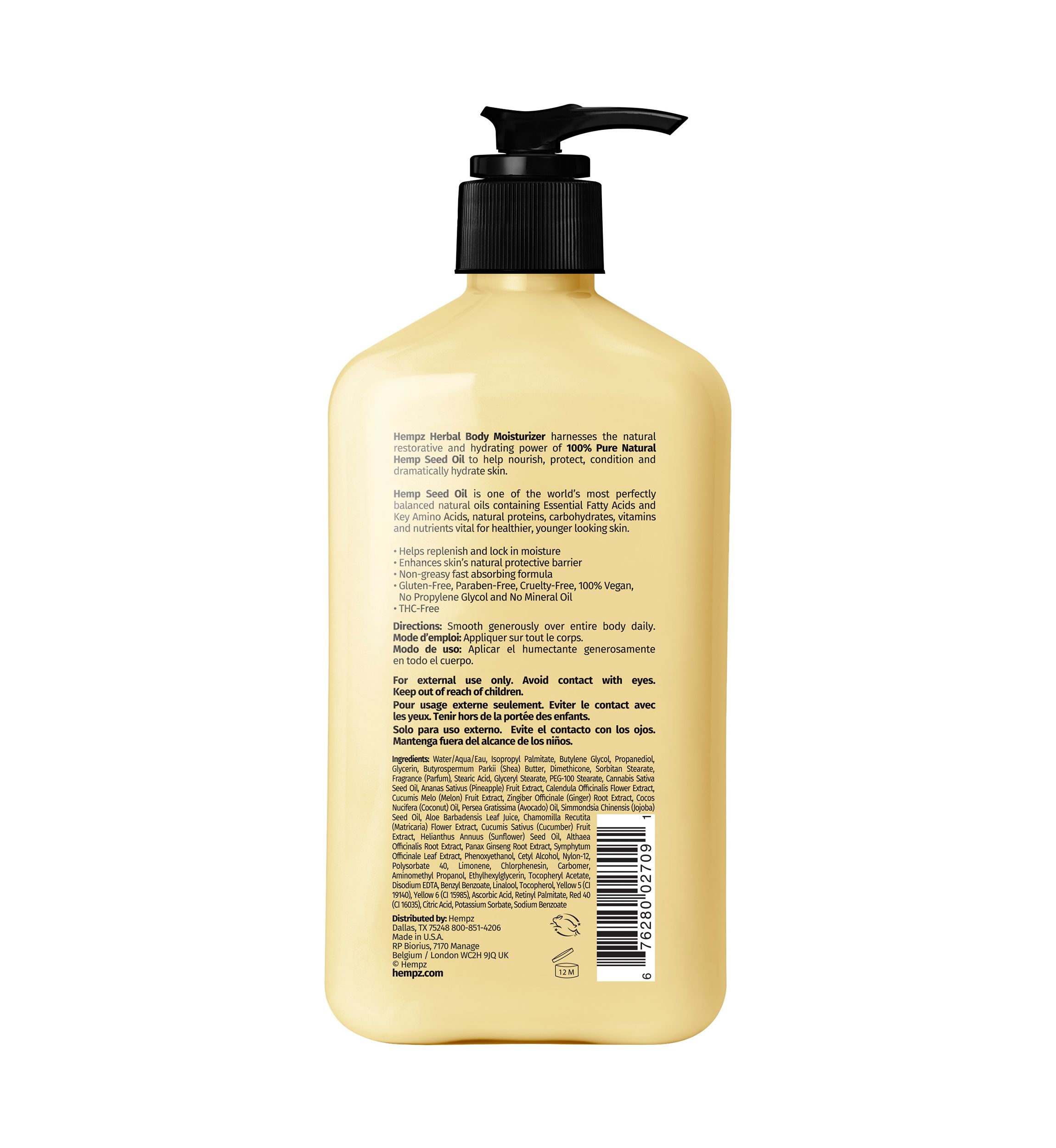 Sweet Pineapple & Honey Melon Herbal Body Moisturizing Lotion