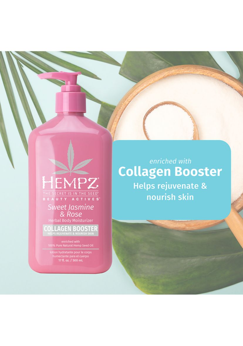 Beauty Actives Sweet Jasmine and Rose Herbal Body Moisturizer with Collagen Booster