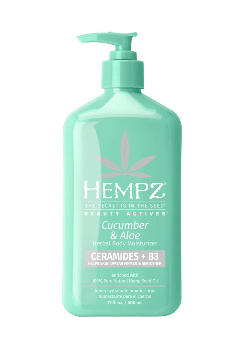 Beauty Actives Cucumber & Aloe Herbal Body Moisturizer with Ceramides + B3