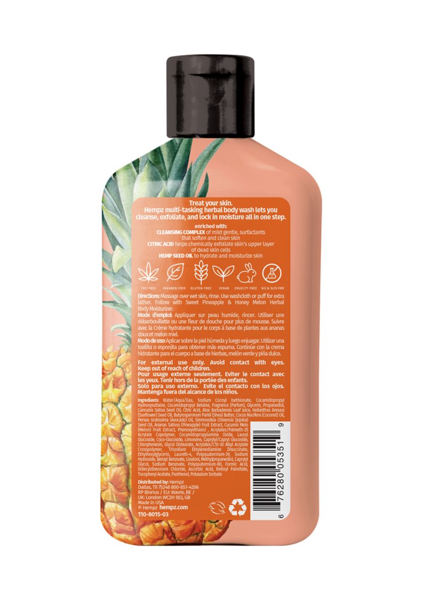 Sweet Pineapple & Honey Melon Herbal 3-in-1 Body Wash