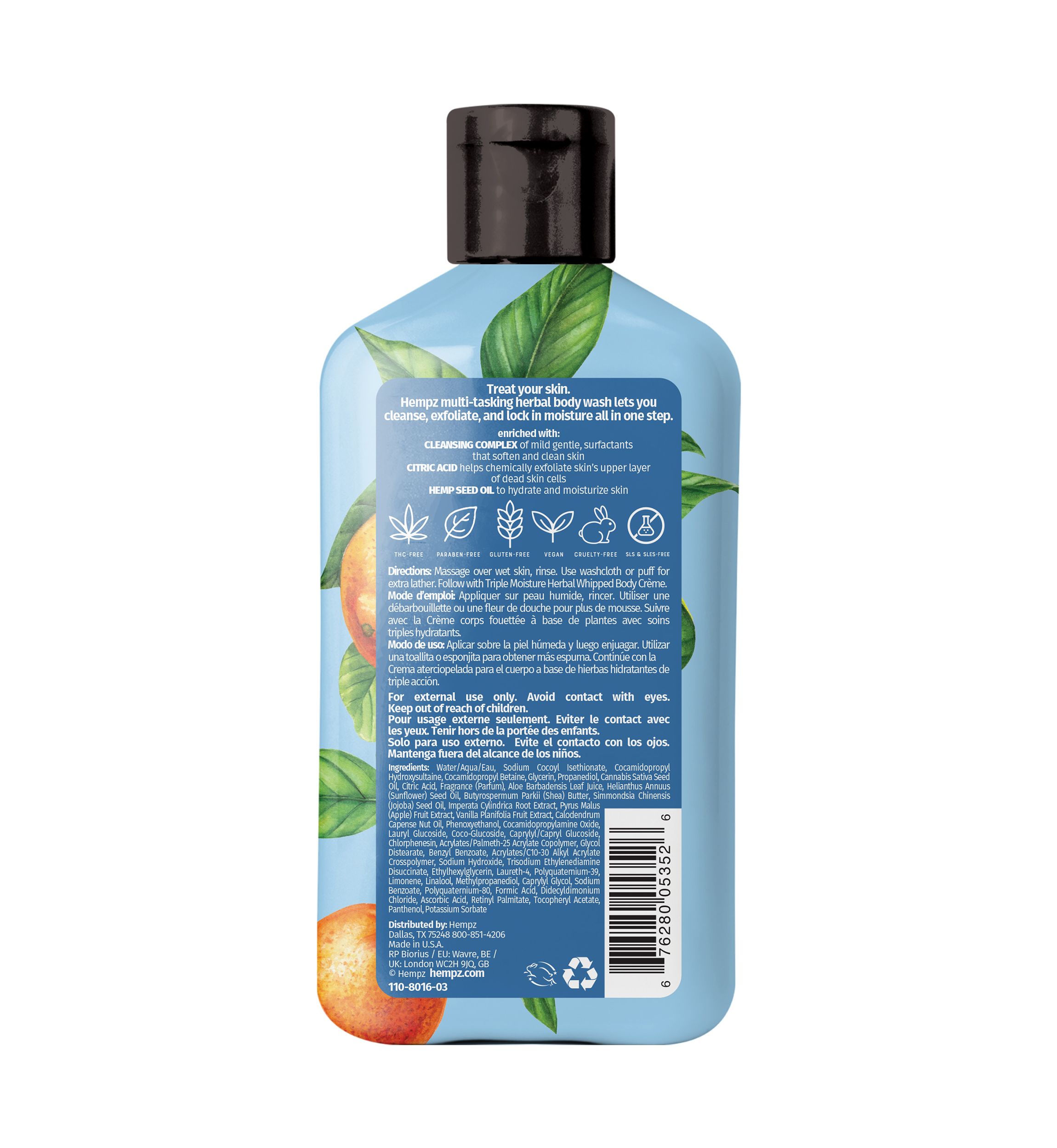Triple Moisture Fresh Citrus  Herbal 3-in-1 Body Wash