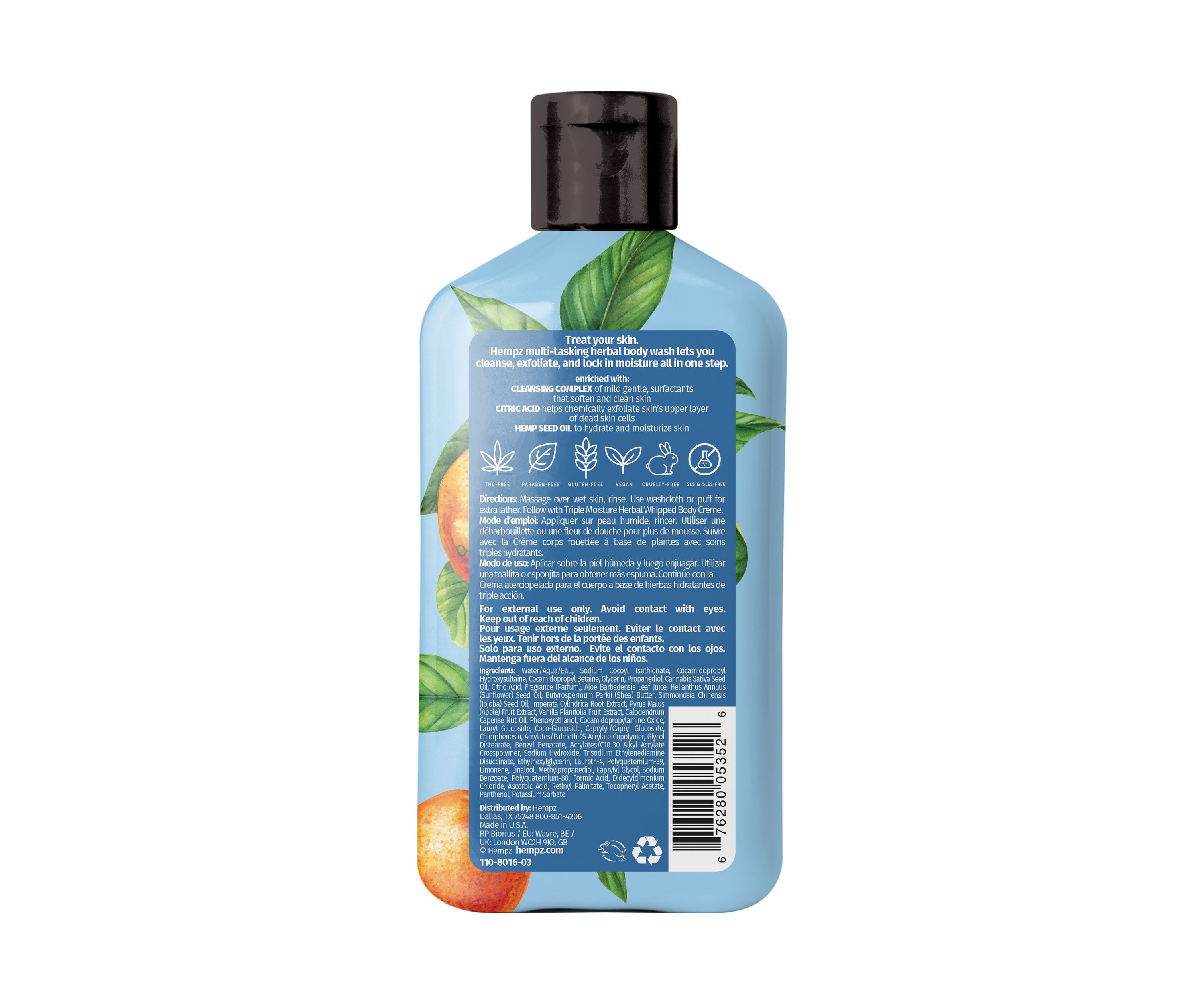Triple Moisture Fresh Citrus  Herbal 3-in-1 Body Wash