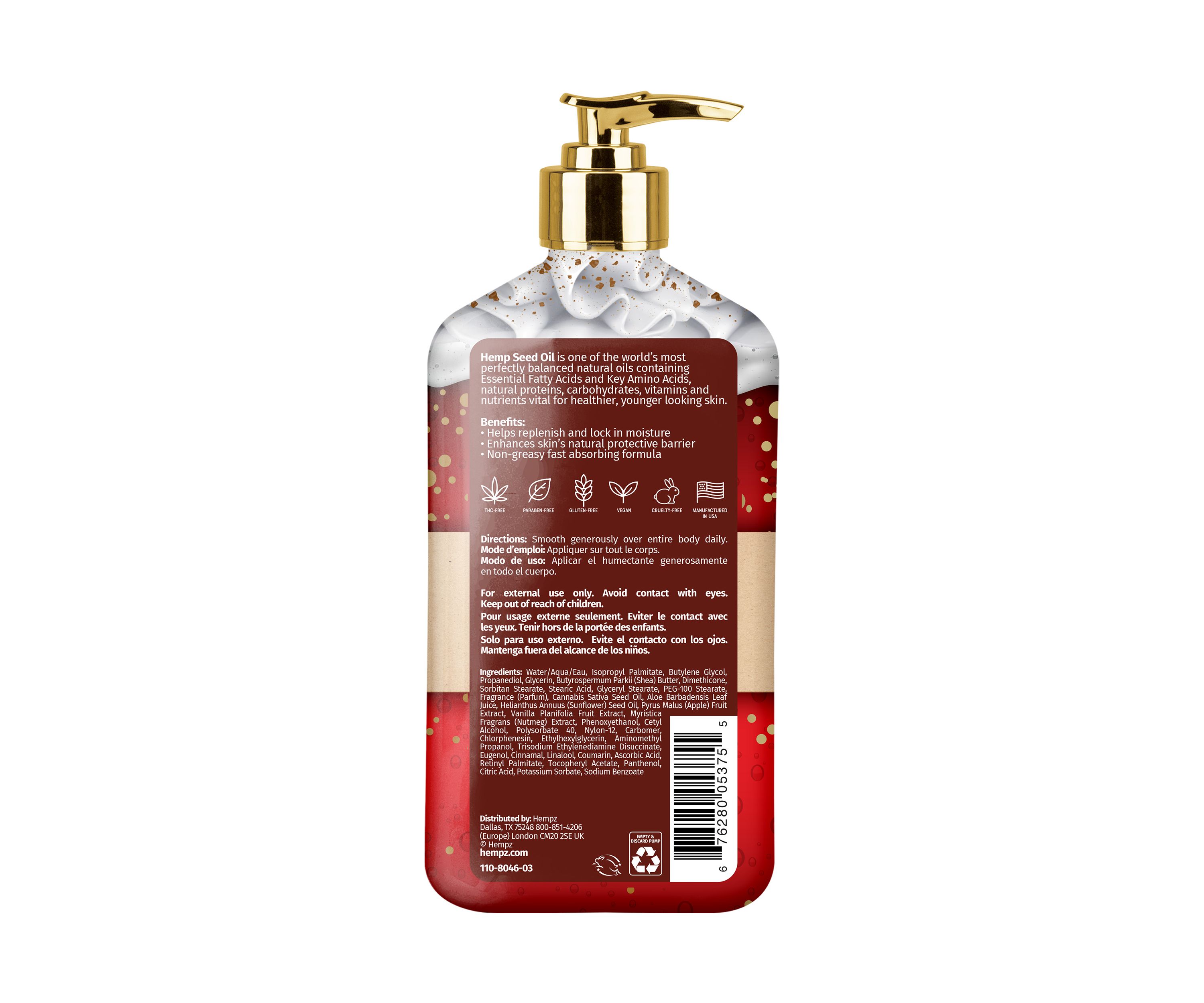 Apple Cider & Nutmeg Herbal Body Moisturizer 