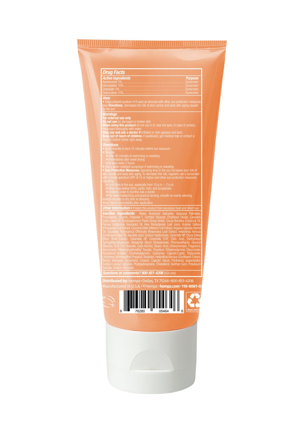 Sweet Pineapple & Honey Melon Herbal Facial Sunscreen SPF 50