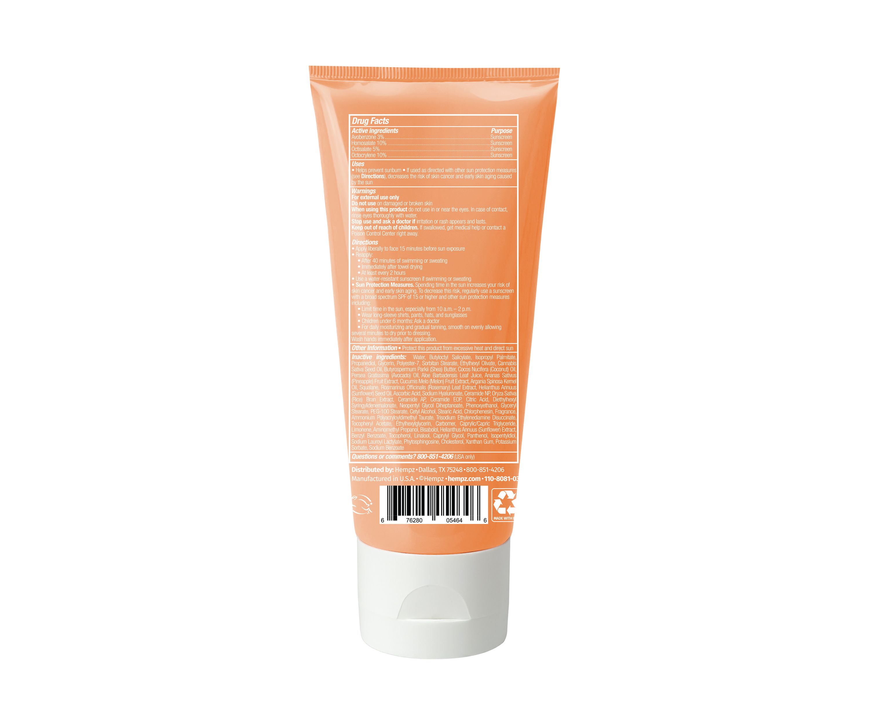 Sweet Pineapple & Honey Melon Herbal Facial Sunscreen SPF 50