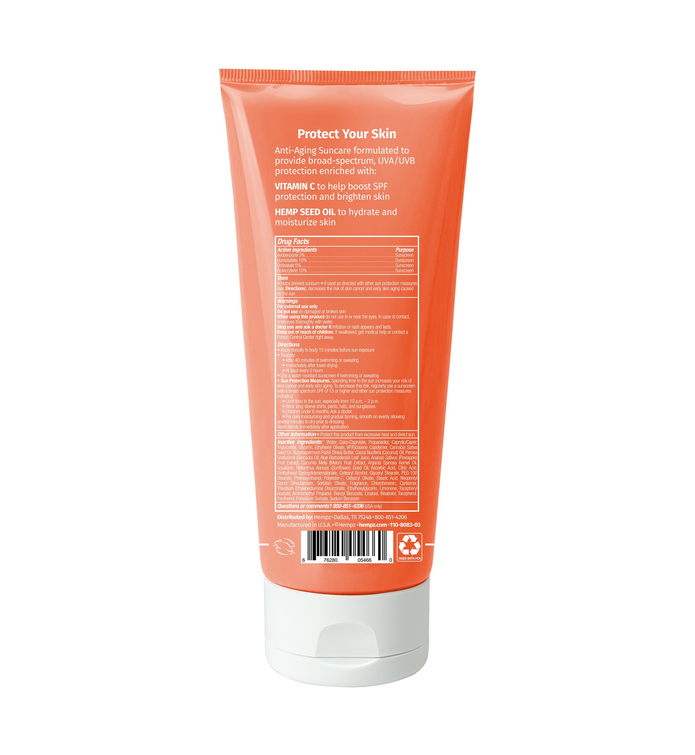 Sweet Pineapple & Honey Melon Herbal Body Sunscreen SPF 50