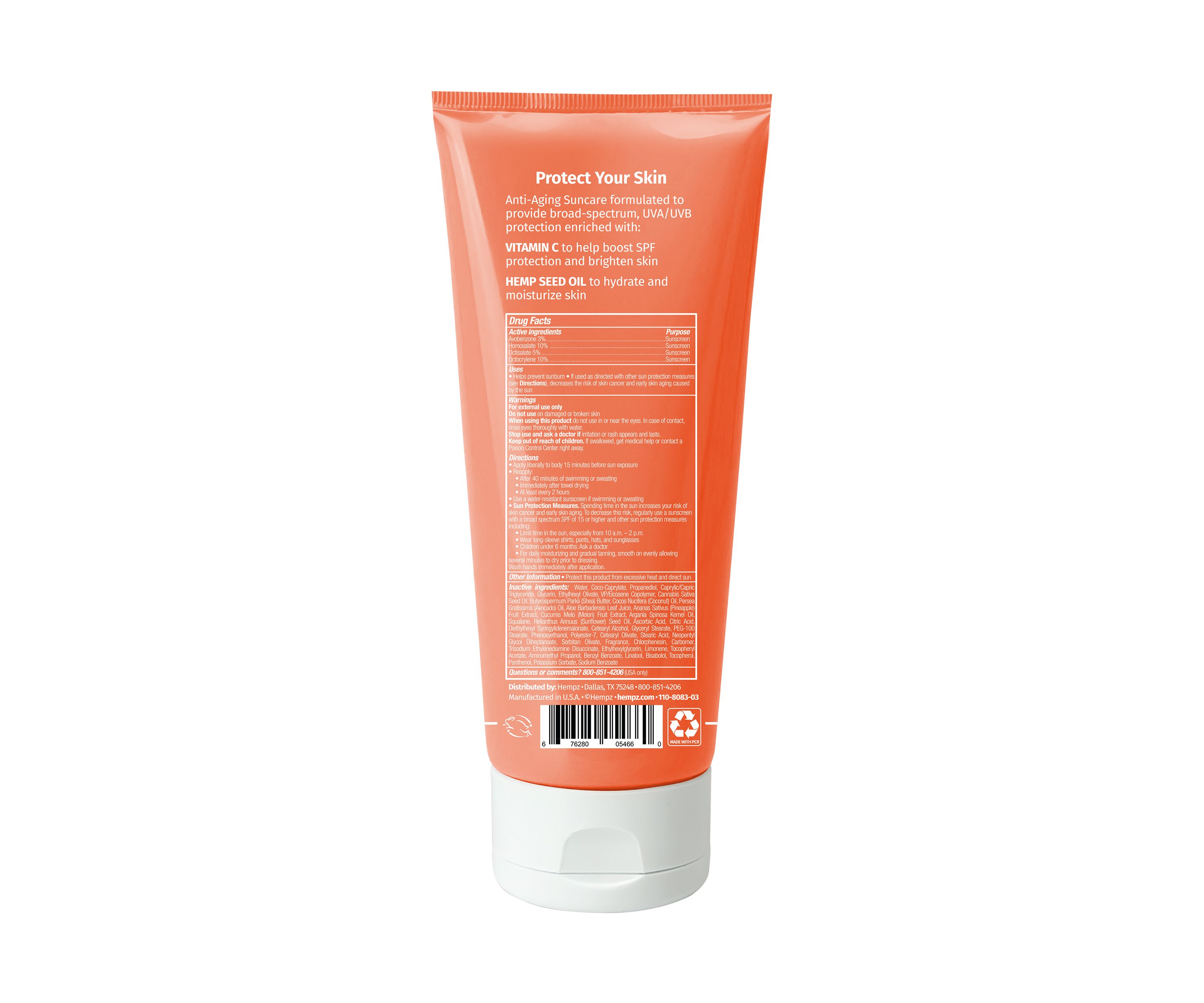 Sweet Pineapple & Honey Melon Herbal Body Sunscreen SPF 50