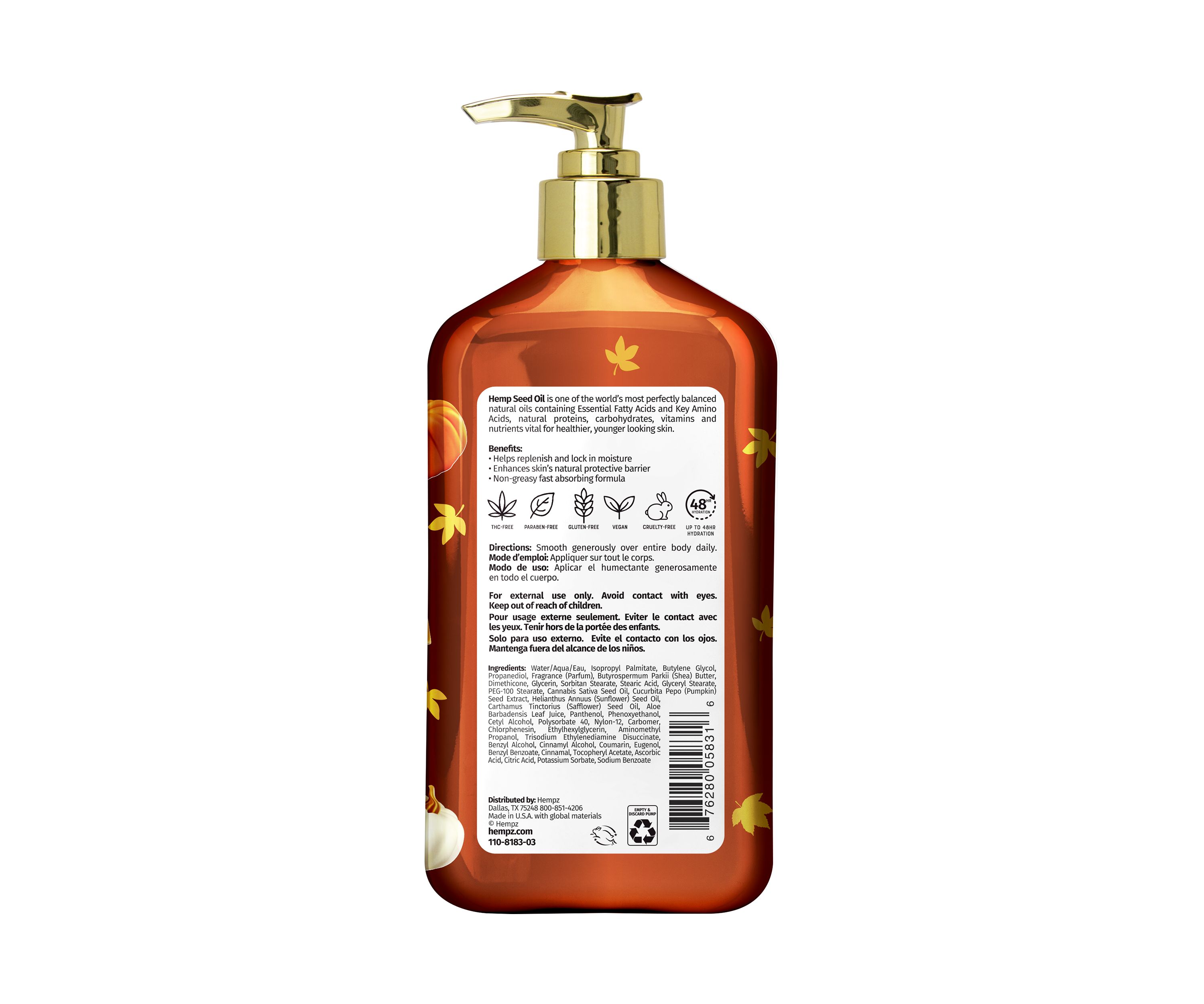 Spiced Pumpkin Pie Body Moisturizer