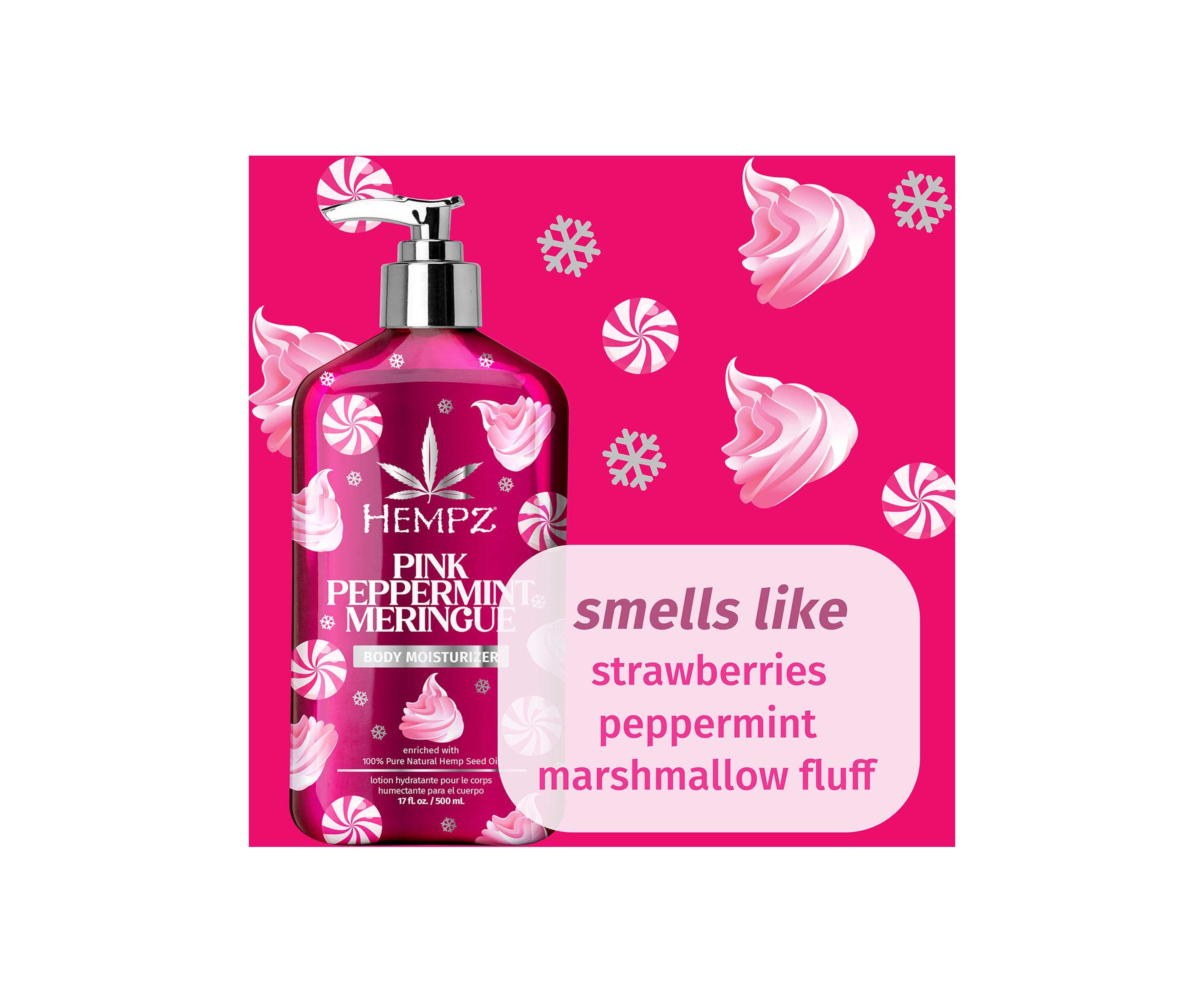 Pink Peppermint Meringue Body Moisturizer