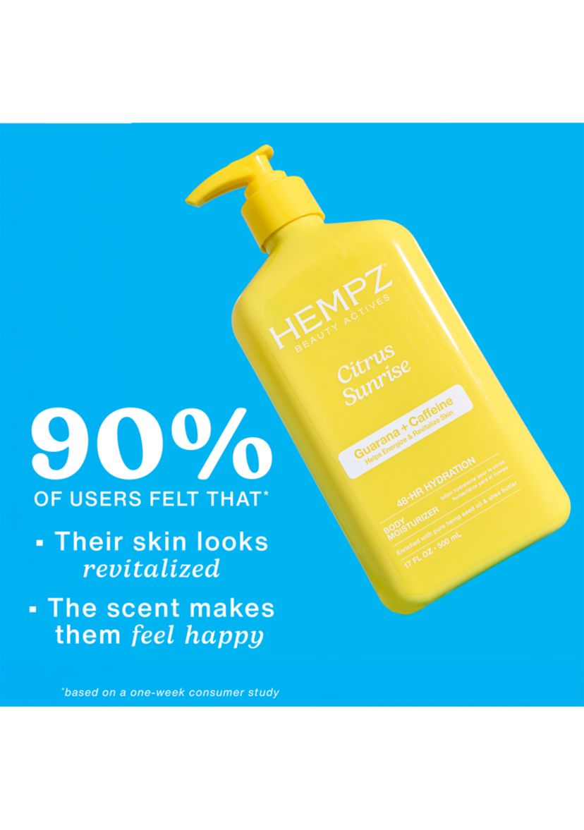Hempz Beauty Actives Citrus Sunrise Body Moisturizer with