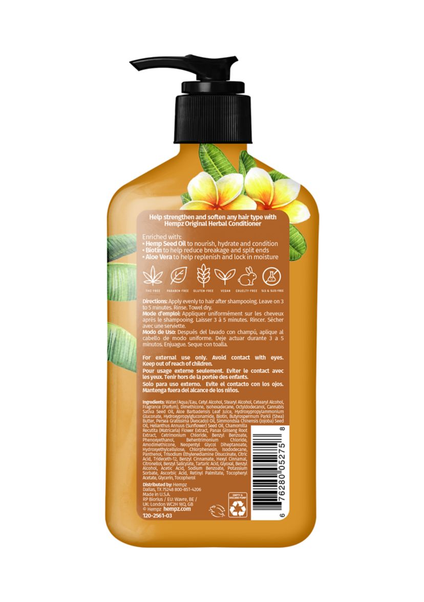 Original Floral Banana Herbal Conditioner with Vegan Biotin & Aloe Vera for All Hair Types