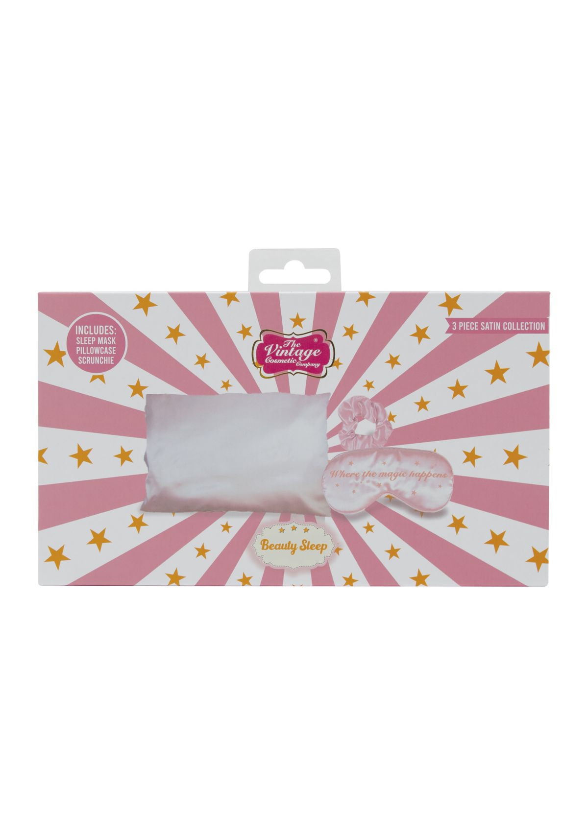 3-Piece Beauty Sleep Set - Pink