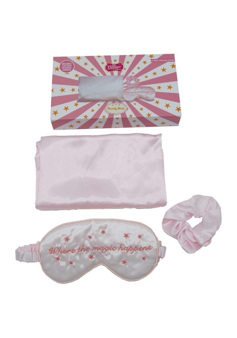 3-Piece Beauty Sleep Set - Pink