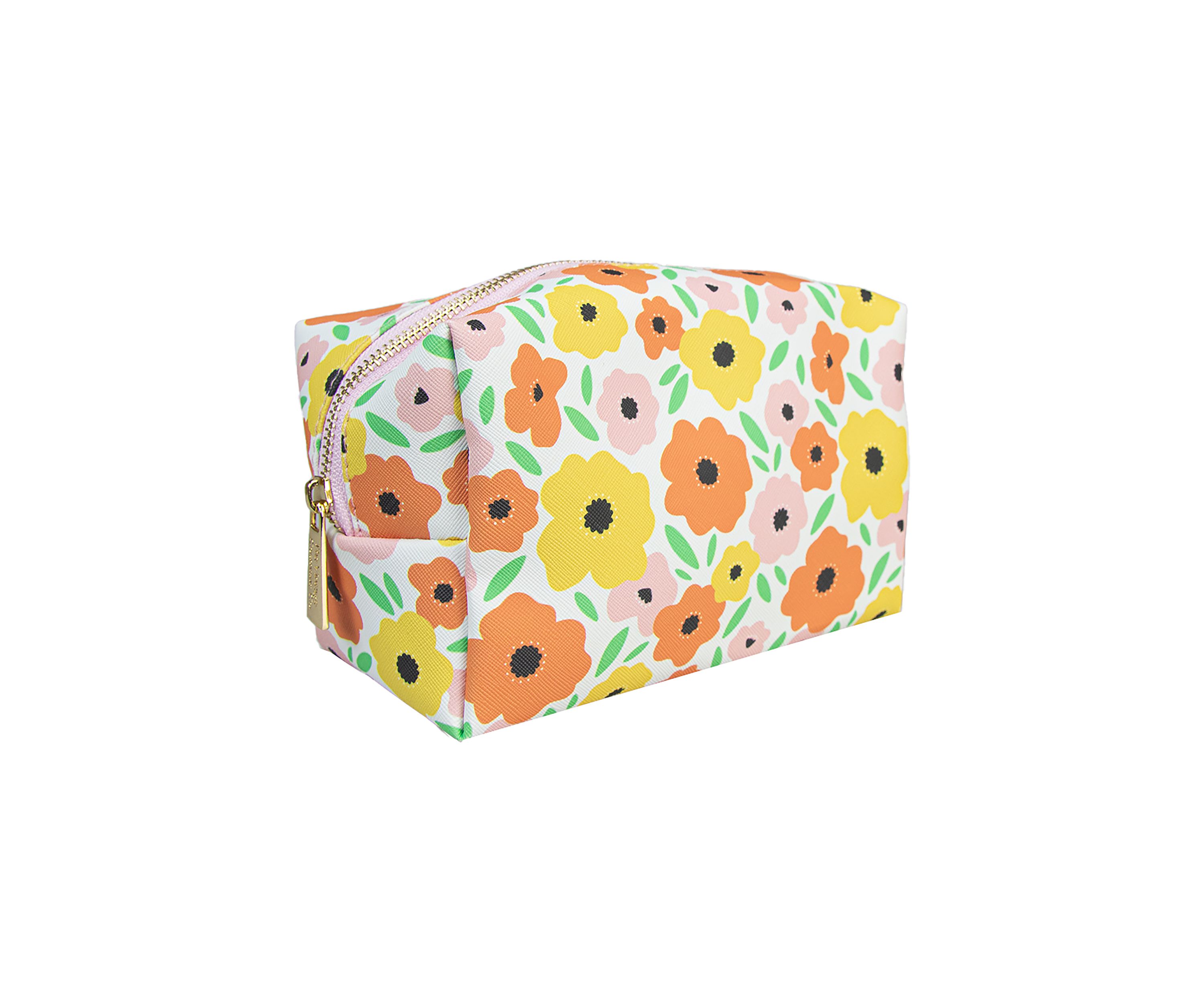 Floral Cosmetic Bag