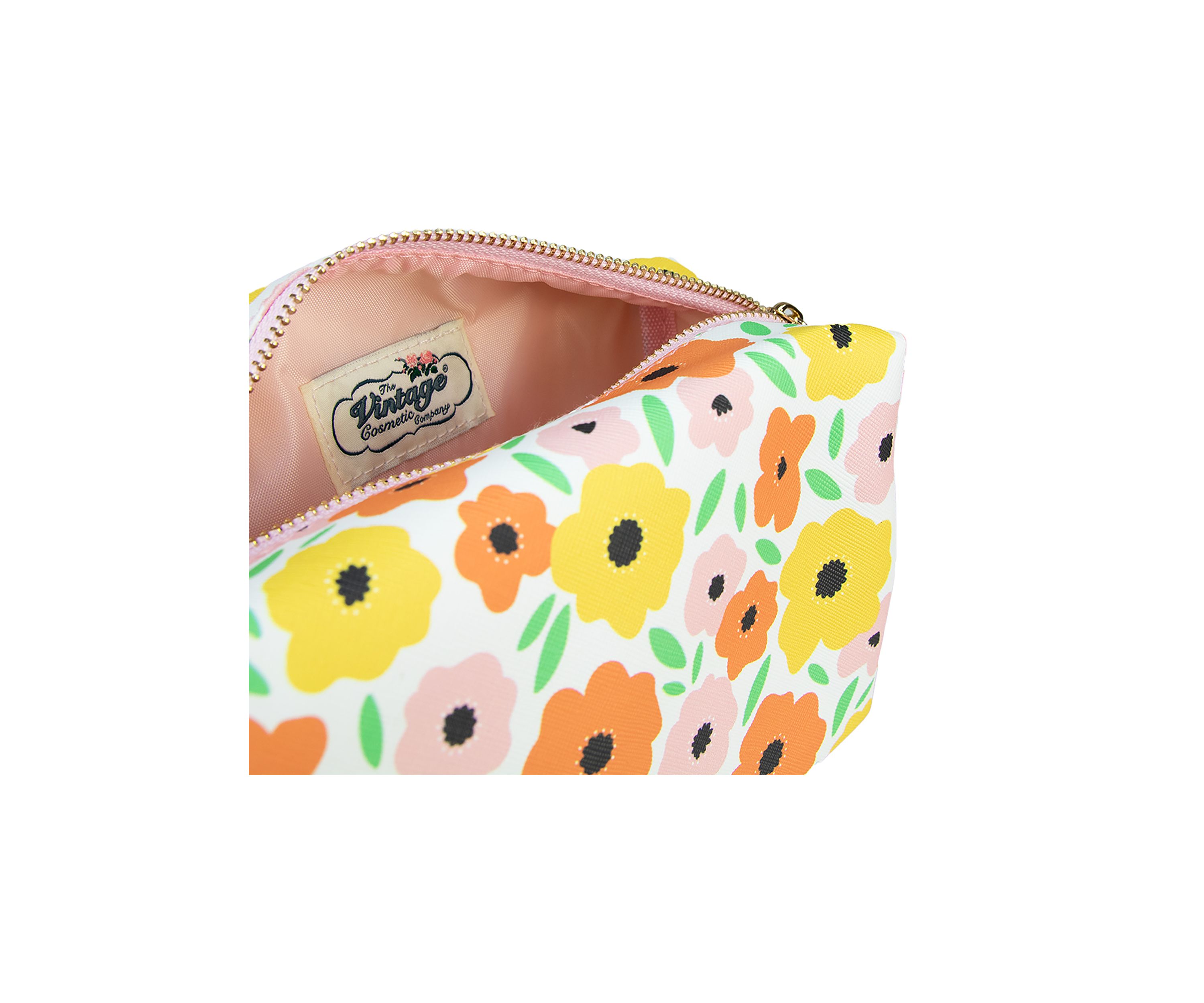 Floral Cosmetic Bag