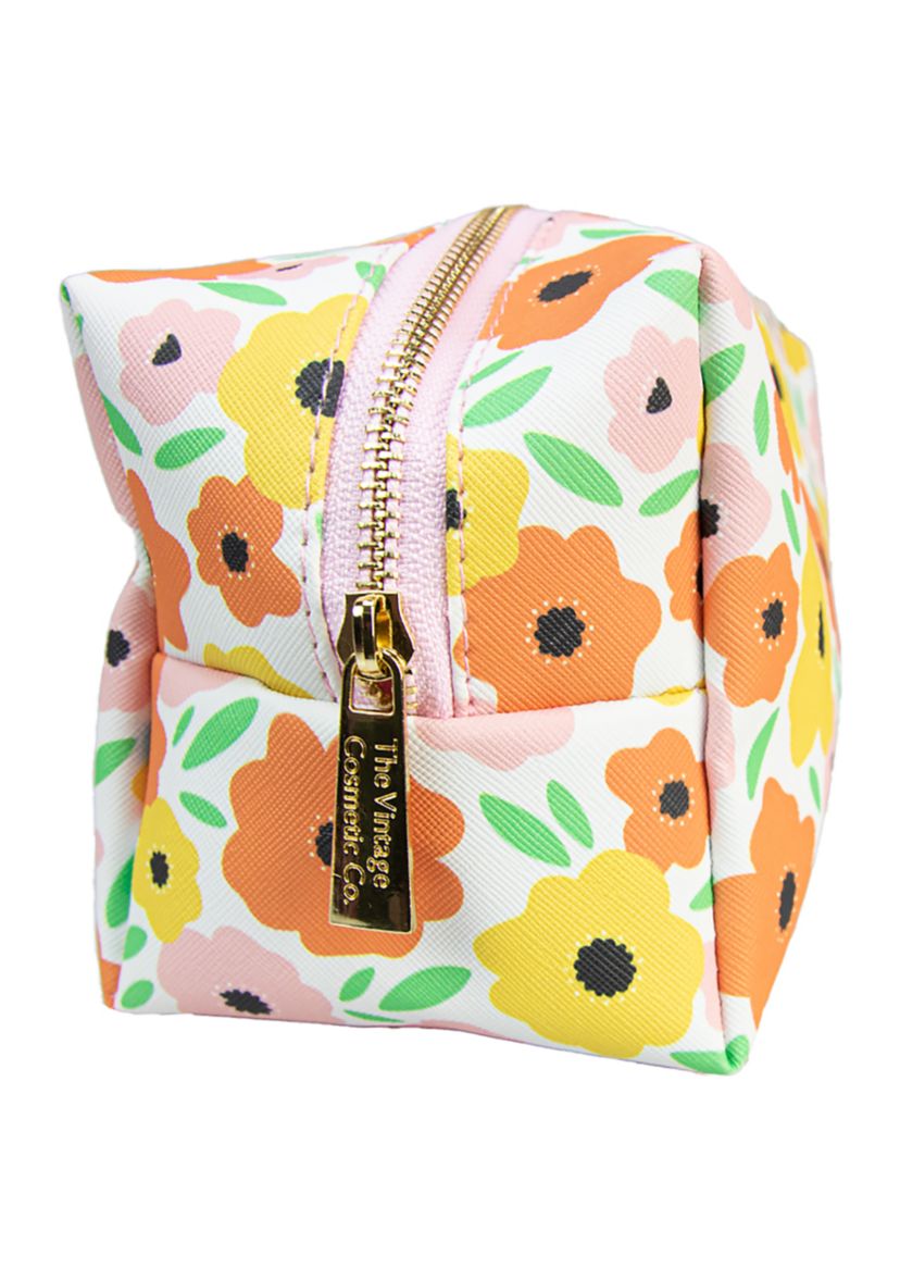 Floral Cosmetic Bag