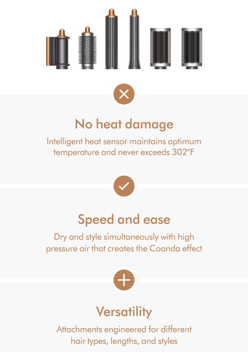 Airwrap™ Multi-Styler Complete Long, Nickel/Copper  - FINAL SALE, NO RETURNS