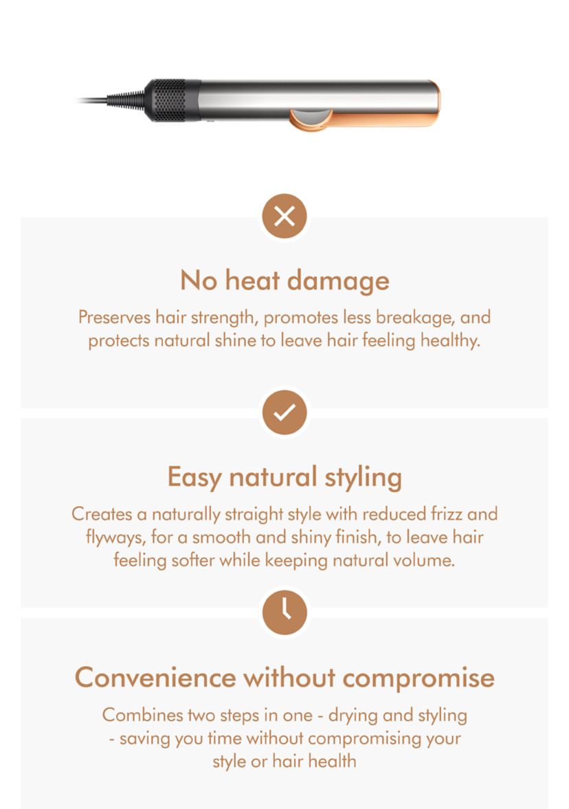 Airstrait™ Straightener, Nickel/Copper - FINAL SALE, NO RETURNS