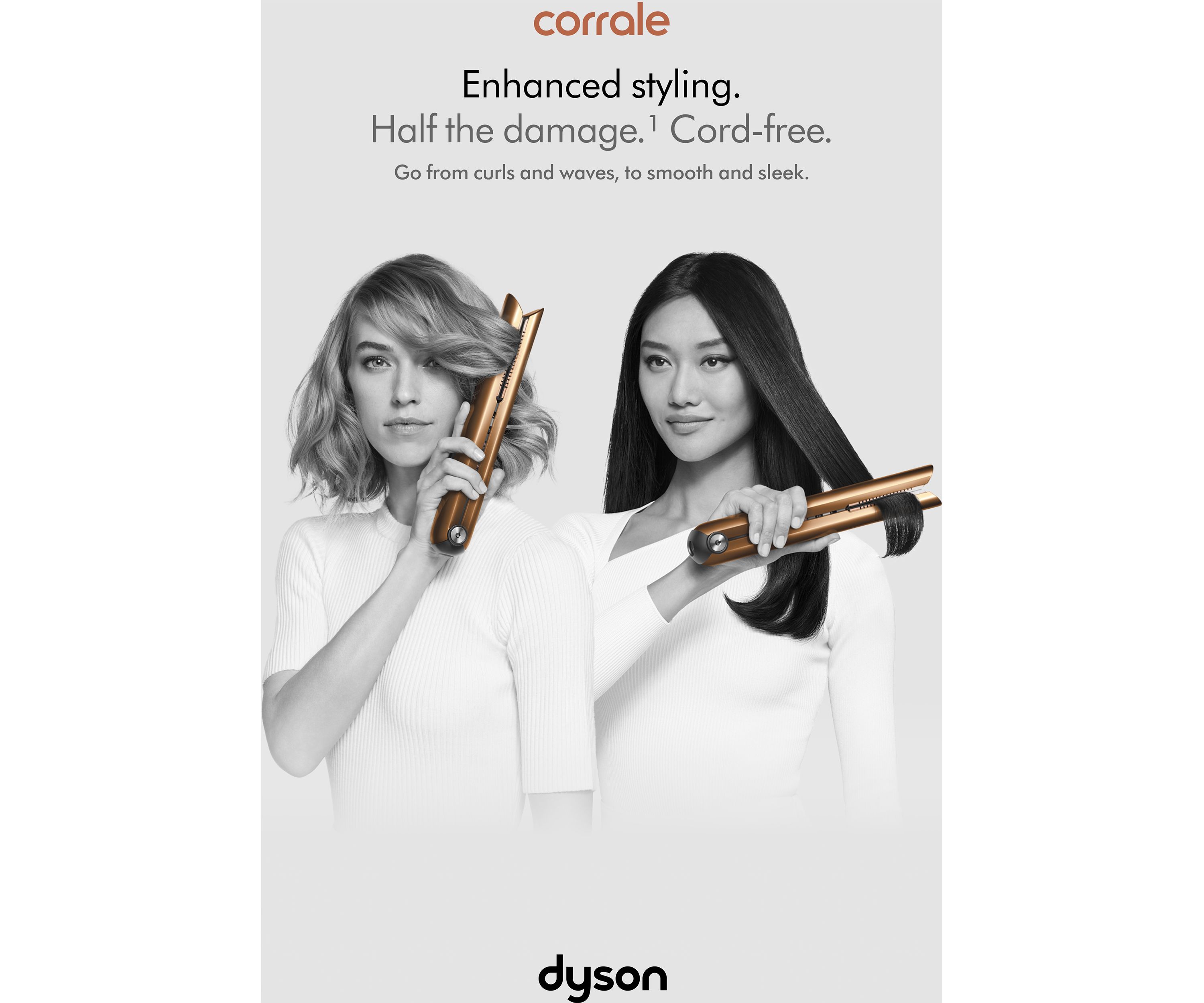 Corrale™ Hair Straightener, Nickel/Copper - FINAL SALE, NO RETURNS
