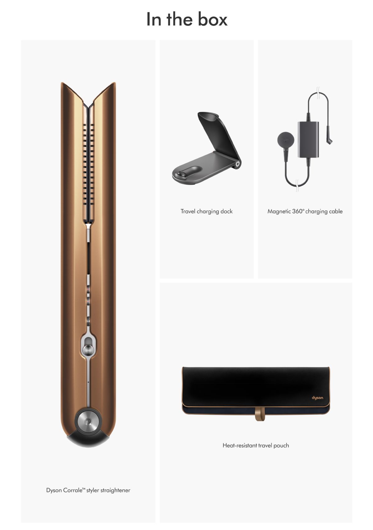 Corrale™ Hair Straightener, Nickel/Copper - FINAL SALE, NO RETURNS