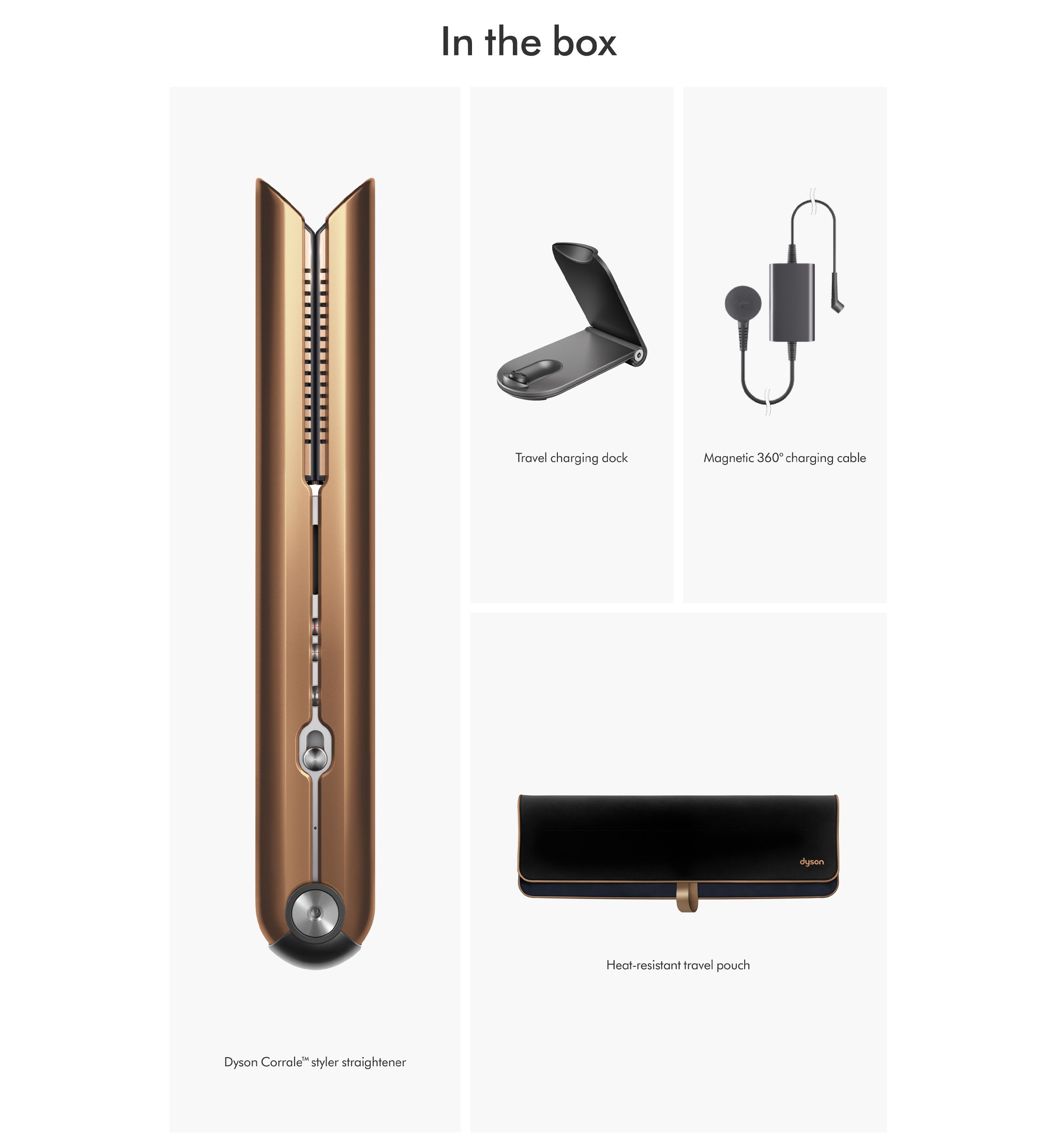 Corrale™ Hair Straightener, Nickel/Copper - FINAL SALE, NO RETURNS