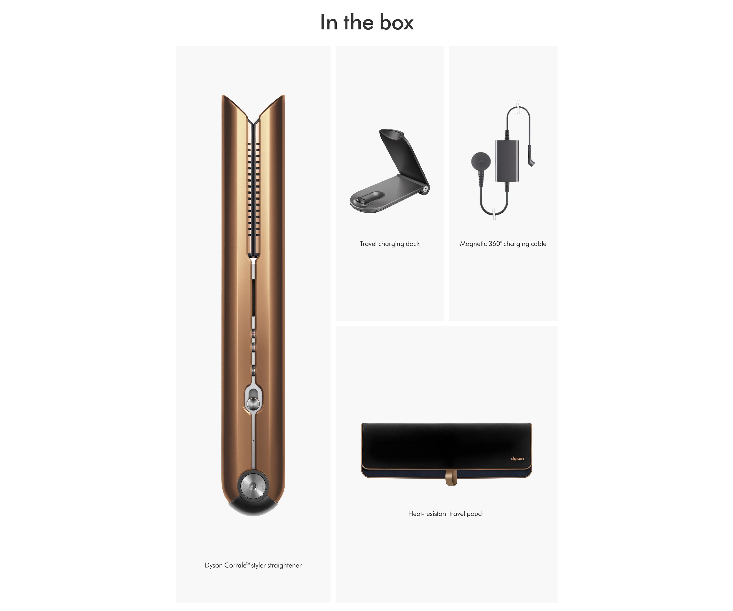 Corrale™ Hair Straightener, Nickel/Copper - FINAL SALE, NO RETURNS