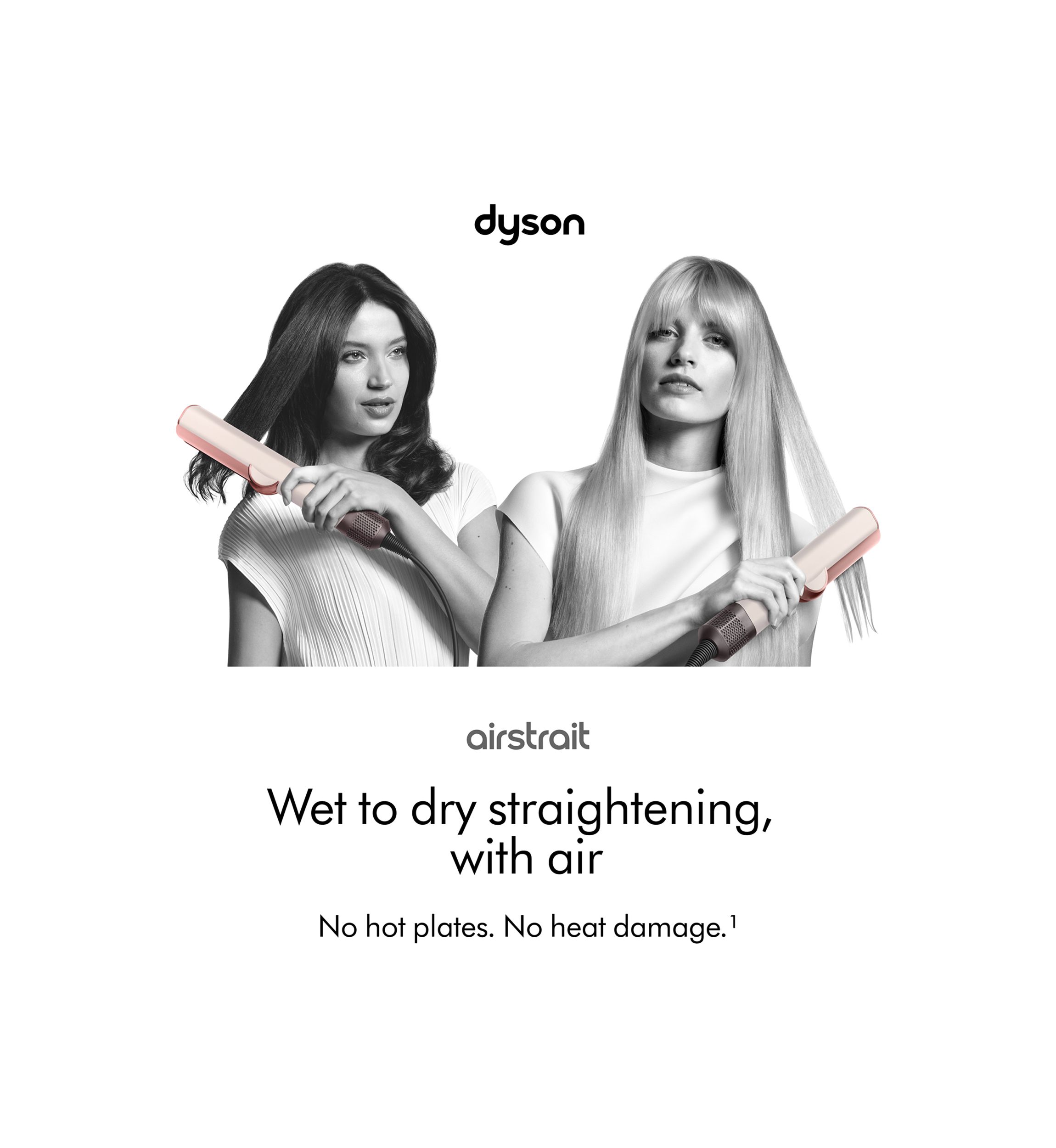 Airstrait™ Straightener Ceramic Pink/Rose Gold - FINAL SALE, NO RETURNS