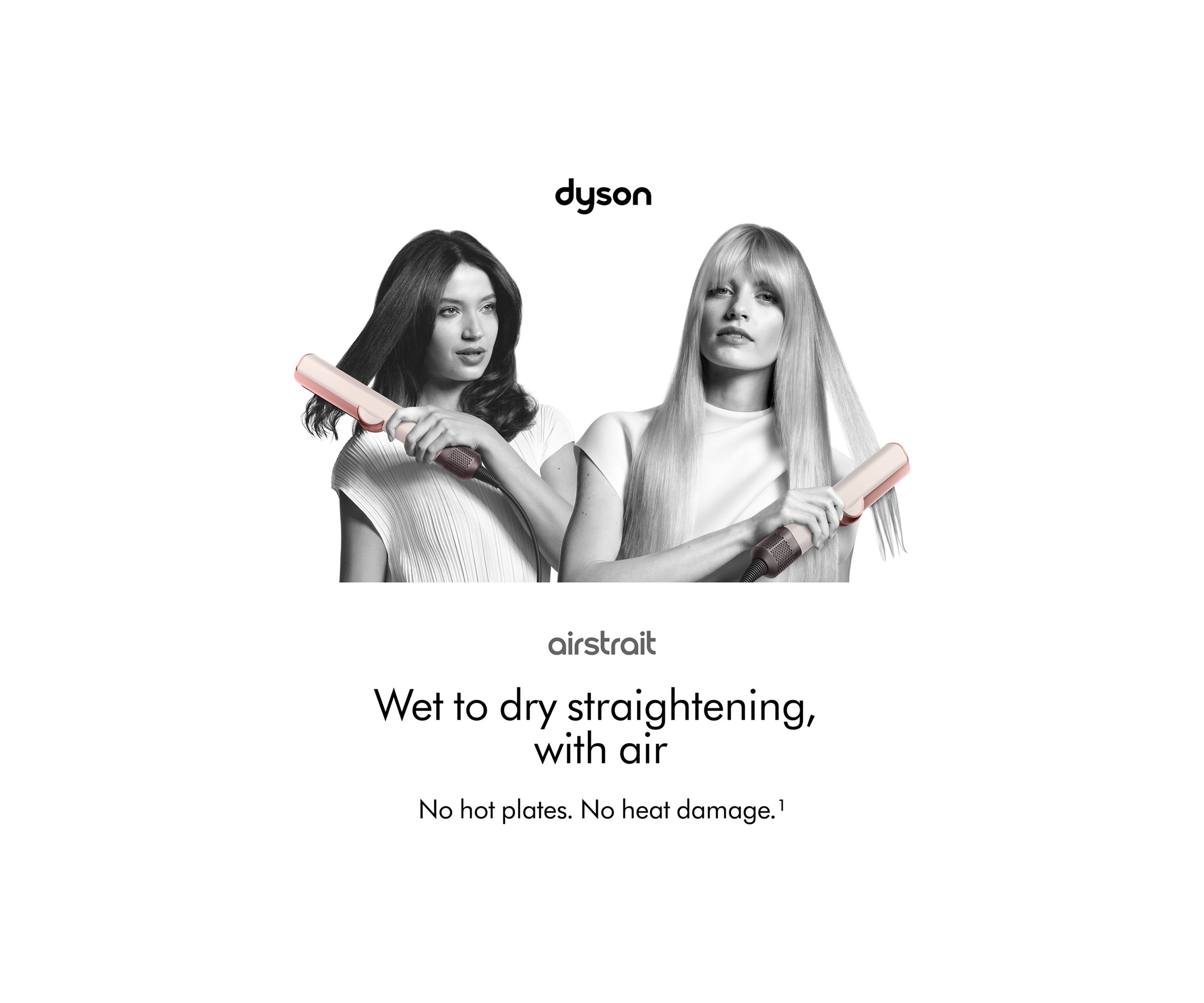 Airstrait™ Straightener Ceramic Pink/Rose Gold - FINAL SALE, NO RETURNS