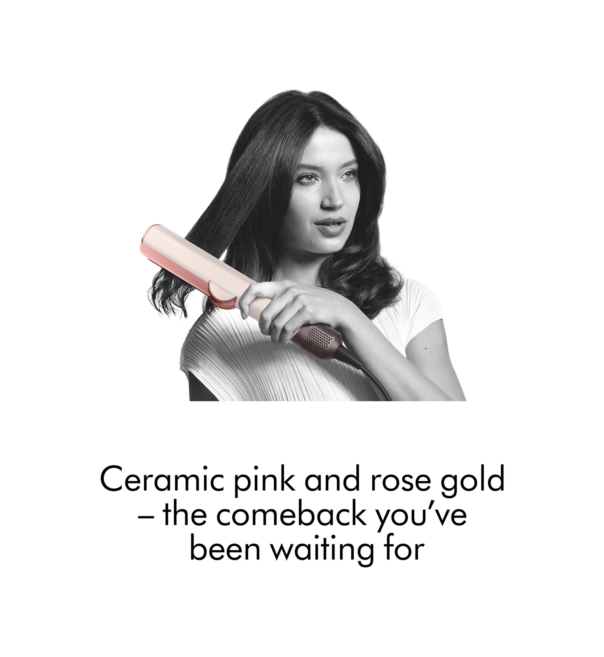 Airstrait™ Straightener Ceramic Pink/Rose Gold - FINAL SALE, NO RETURNS