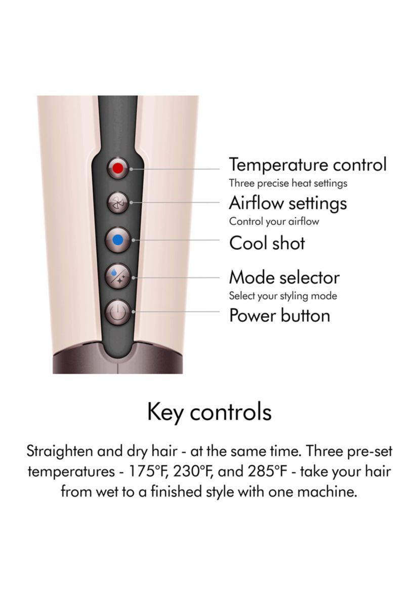 Airstrait™ Straightener Ceramic Pink/Rose Gold - FINAL SALE, NO RETURNS