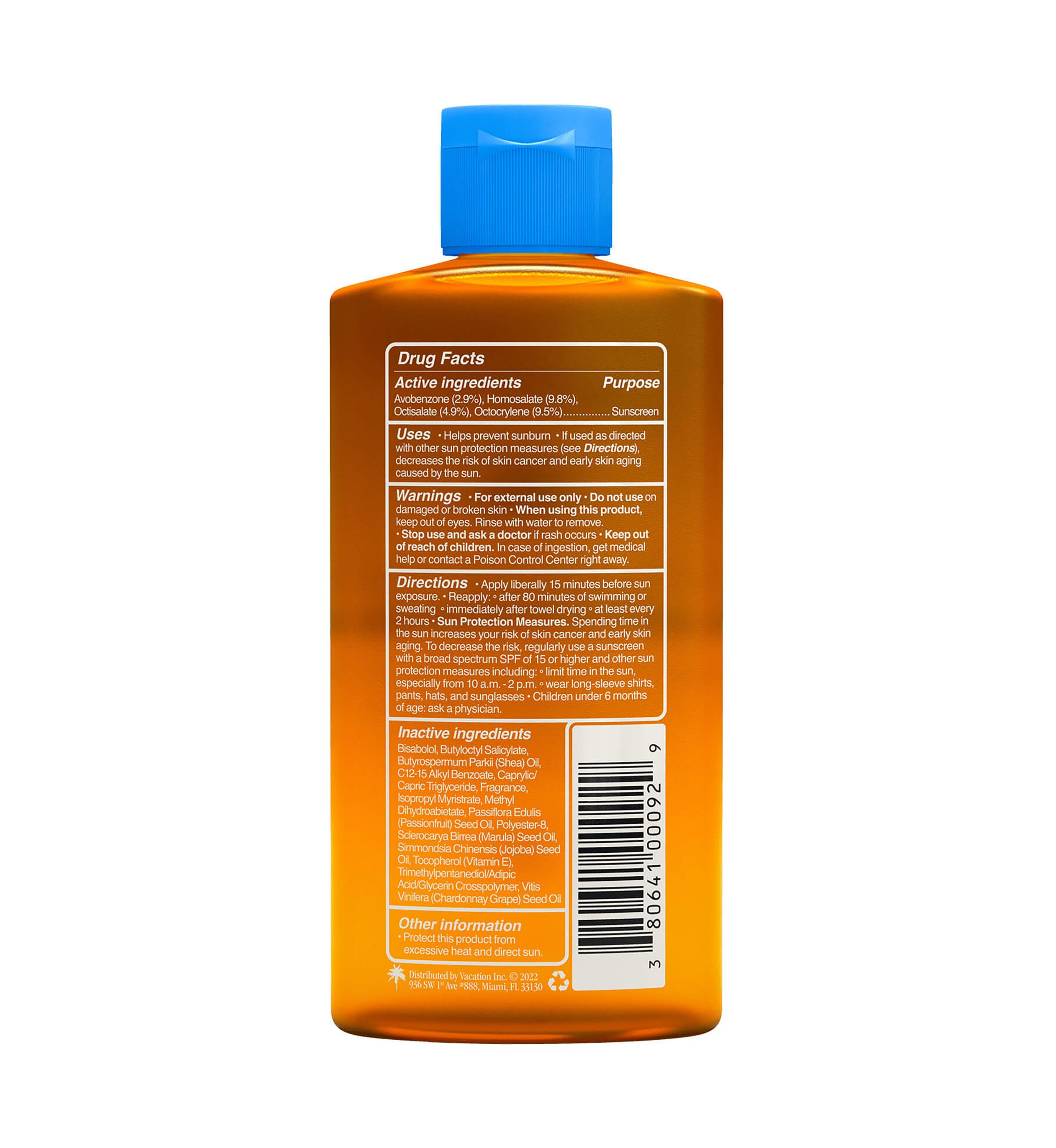 Chardonnay Oil SPF 30