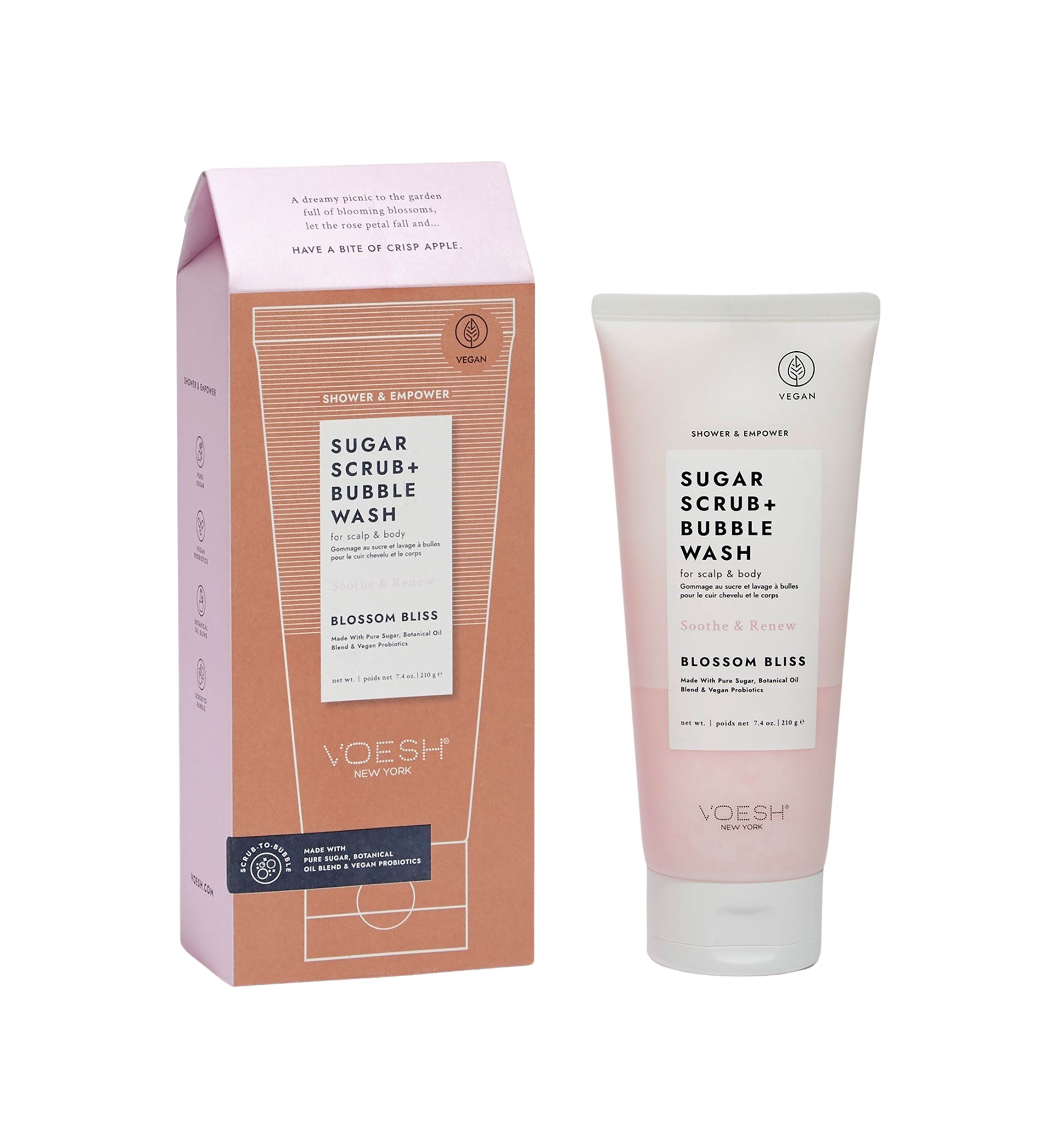 Sugar Scrub and Bubble Wash Blossom Bliss