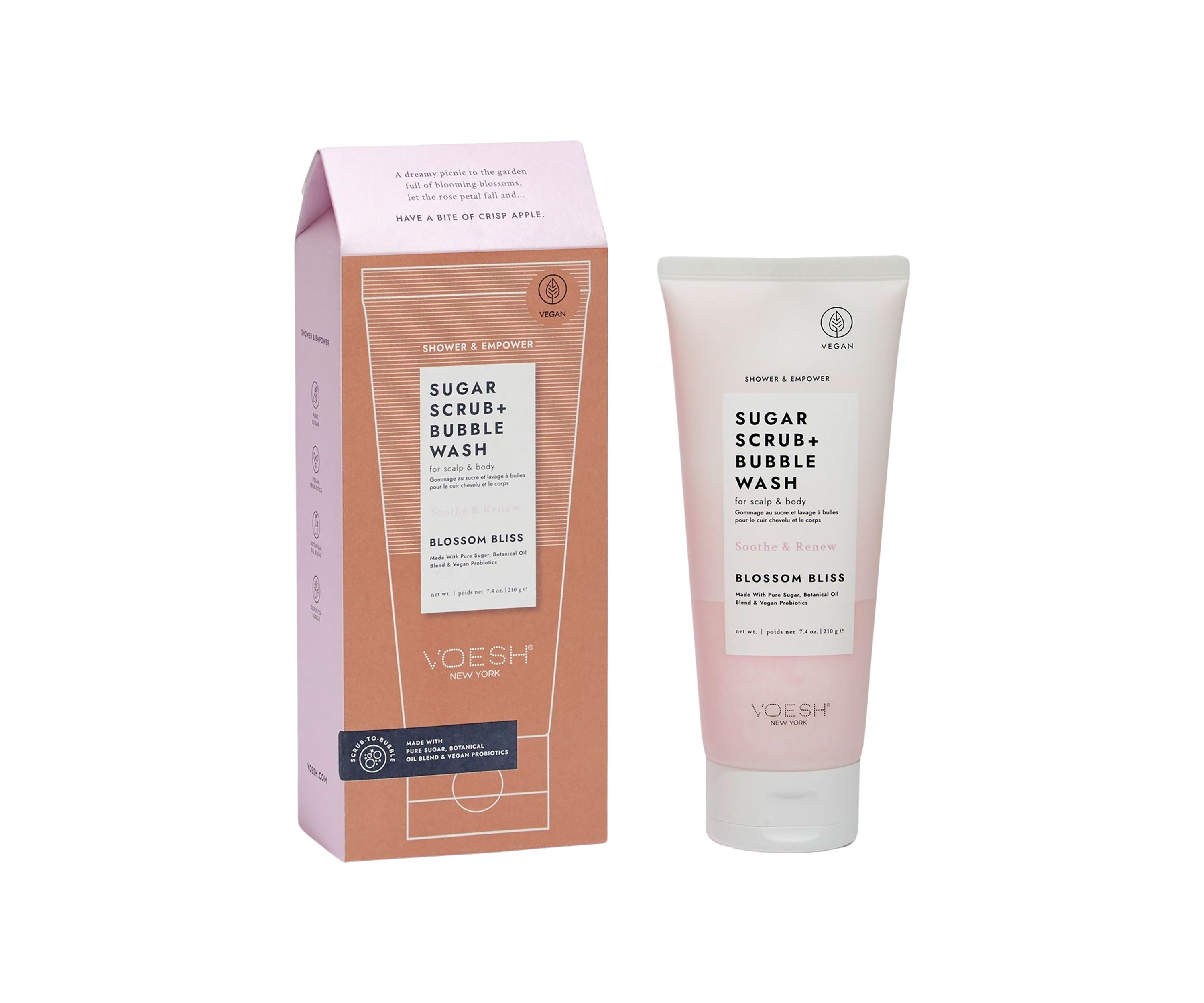 Sugar Scrub and Bubble Wash Blossom Bliss