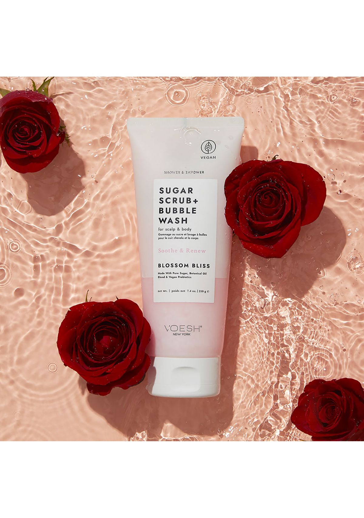 Sugar Scrub and Bubble Wash Blossom Bliss