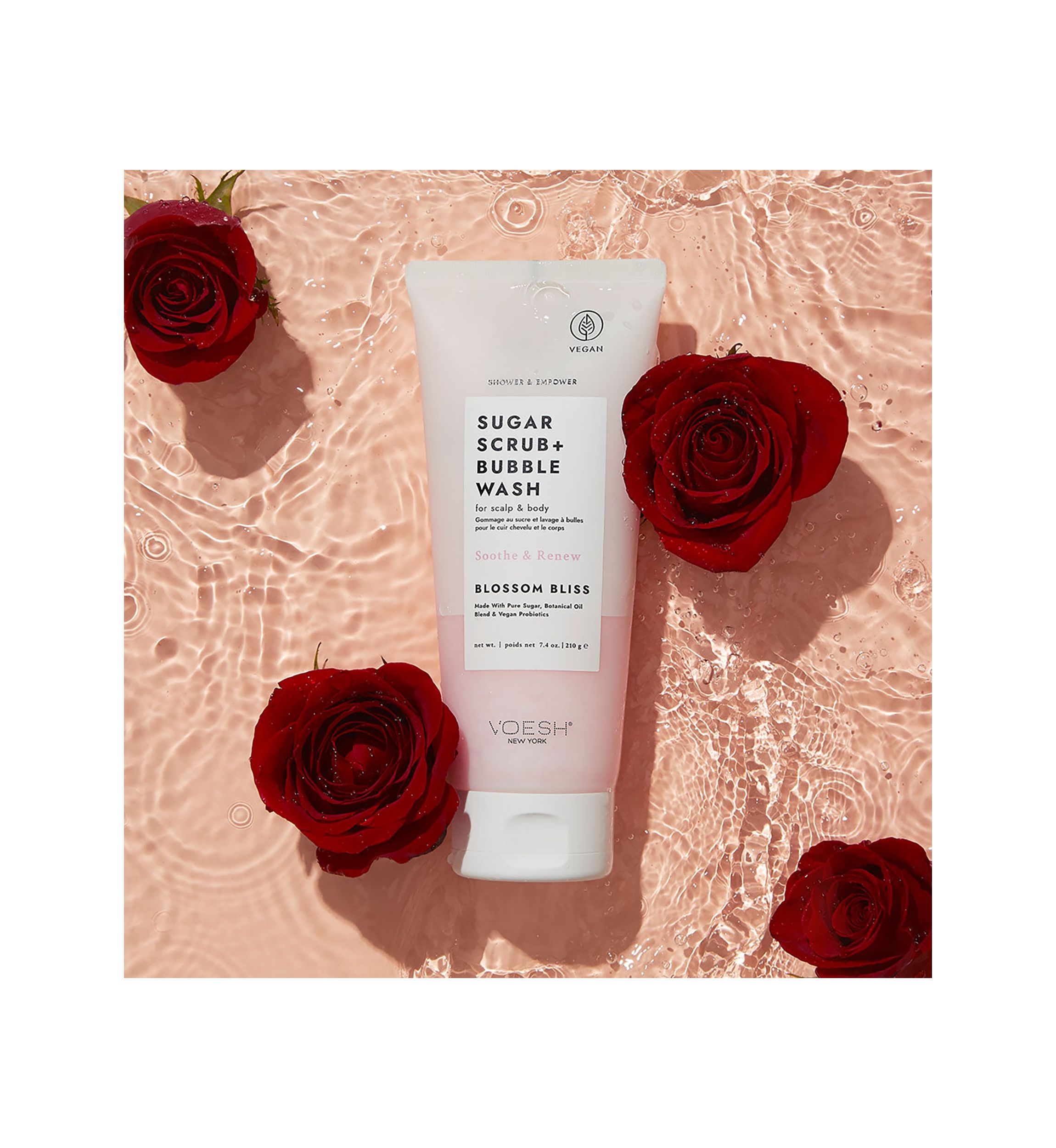 Sugar Scrub and Bubble Wash Blossom Bliss