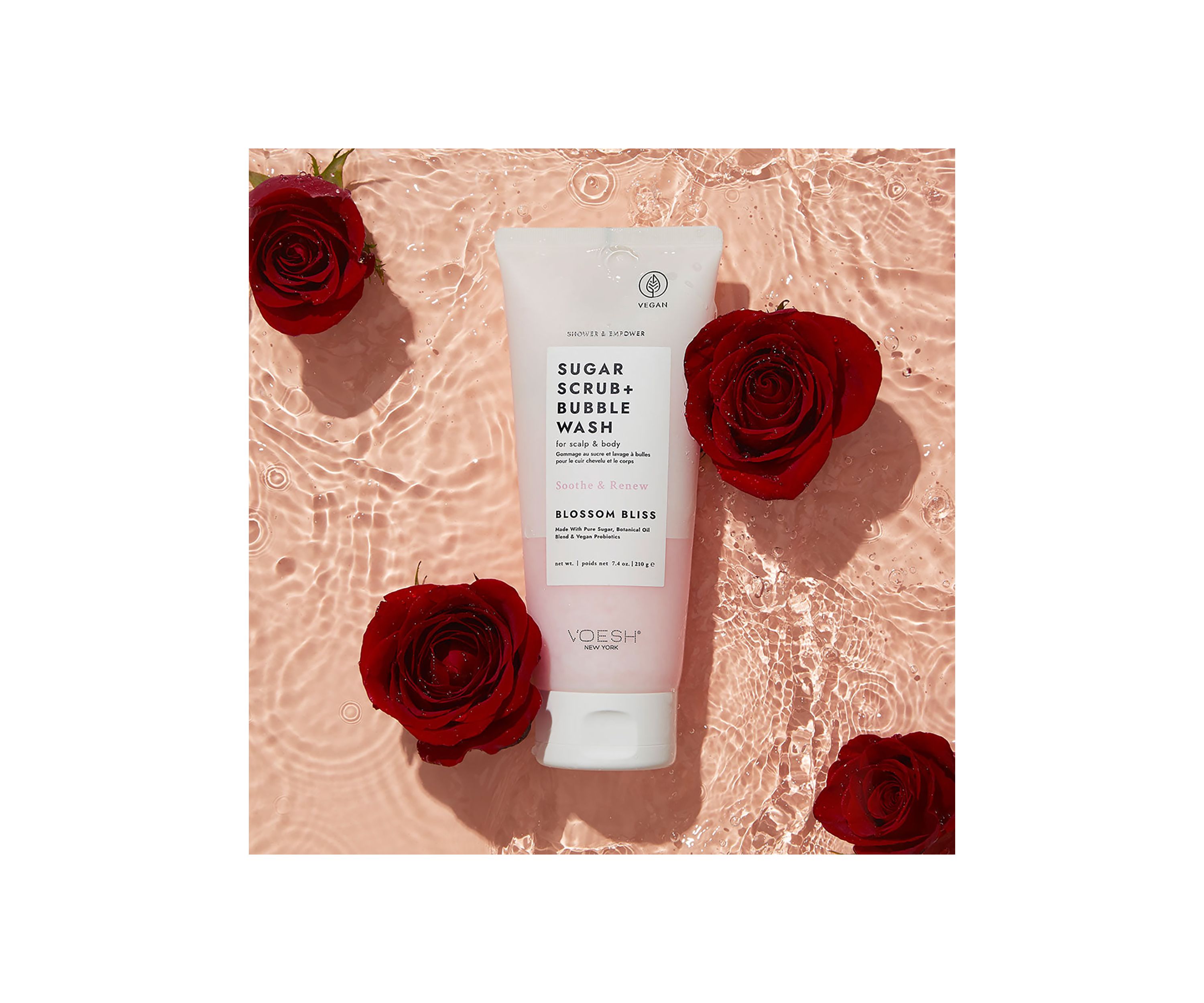 Sugar Scrub and Bubble Wash Blossom Bliss