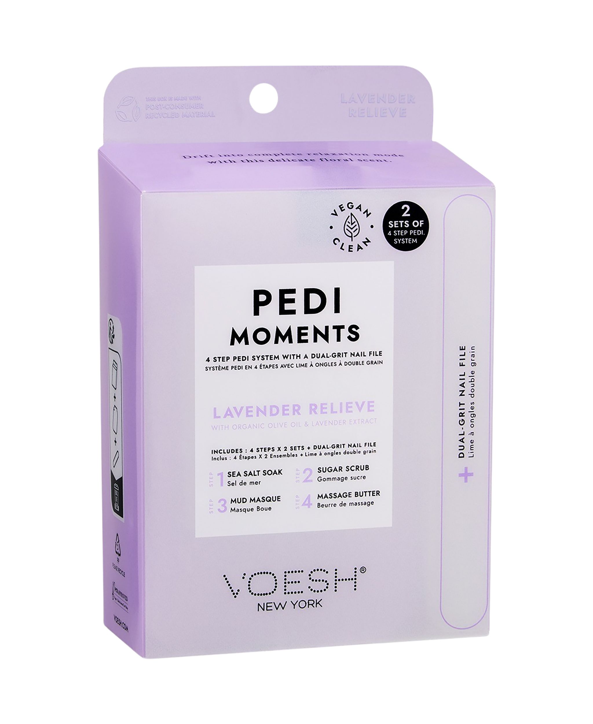 Pedi Moments Duo Lavender Relieve