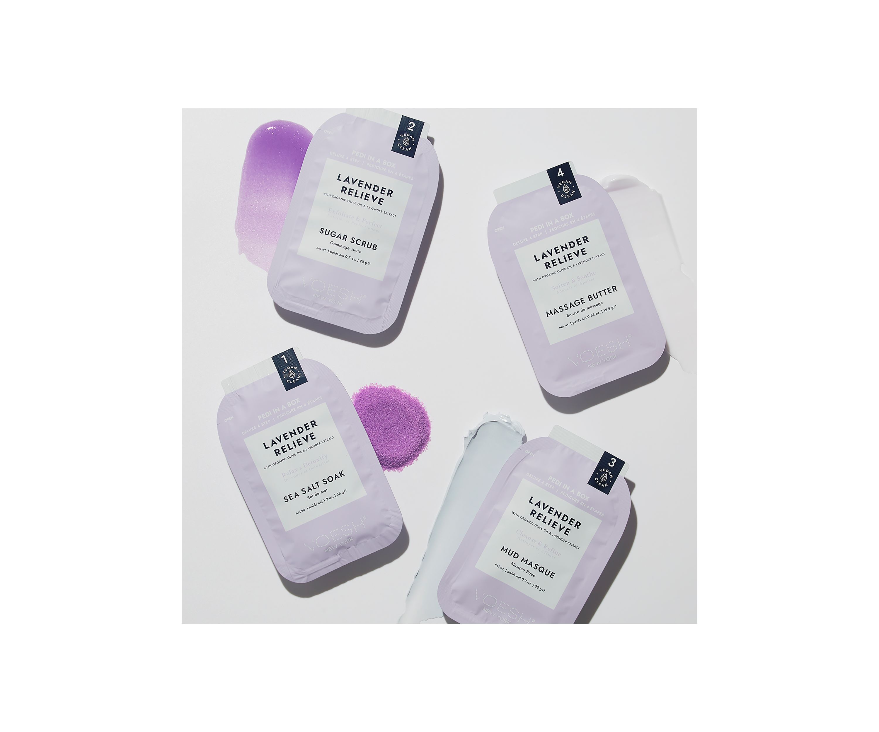 Pedi Moments Duo Lavender Relieve
