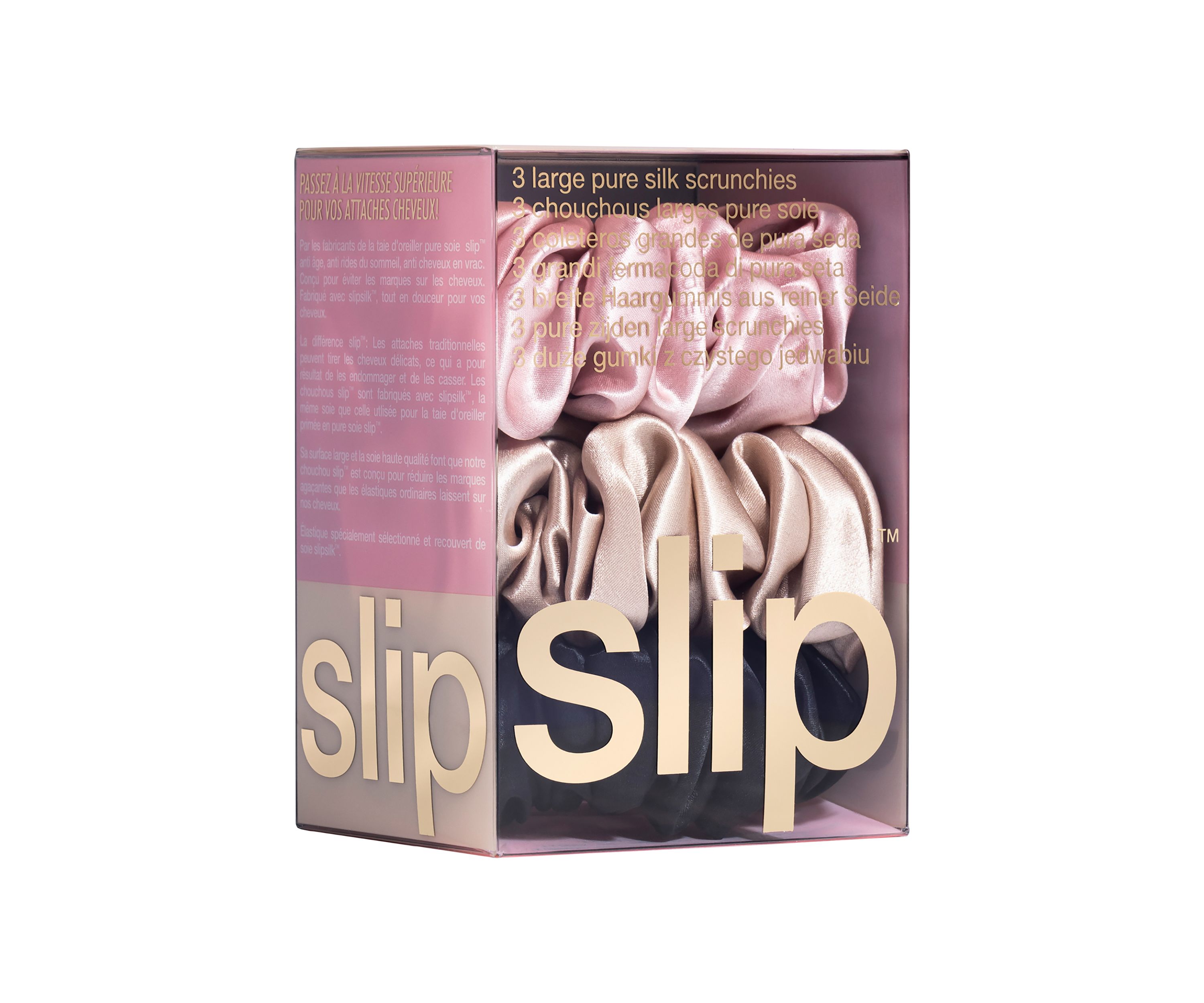 Pure Silk Large Scrunchies 