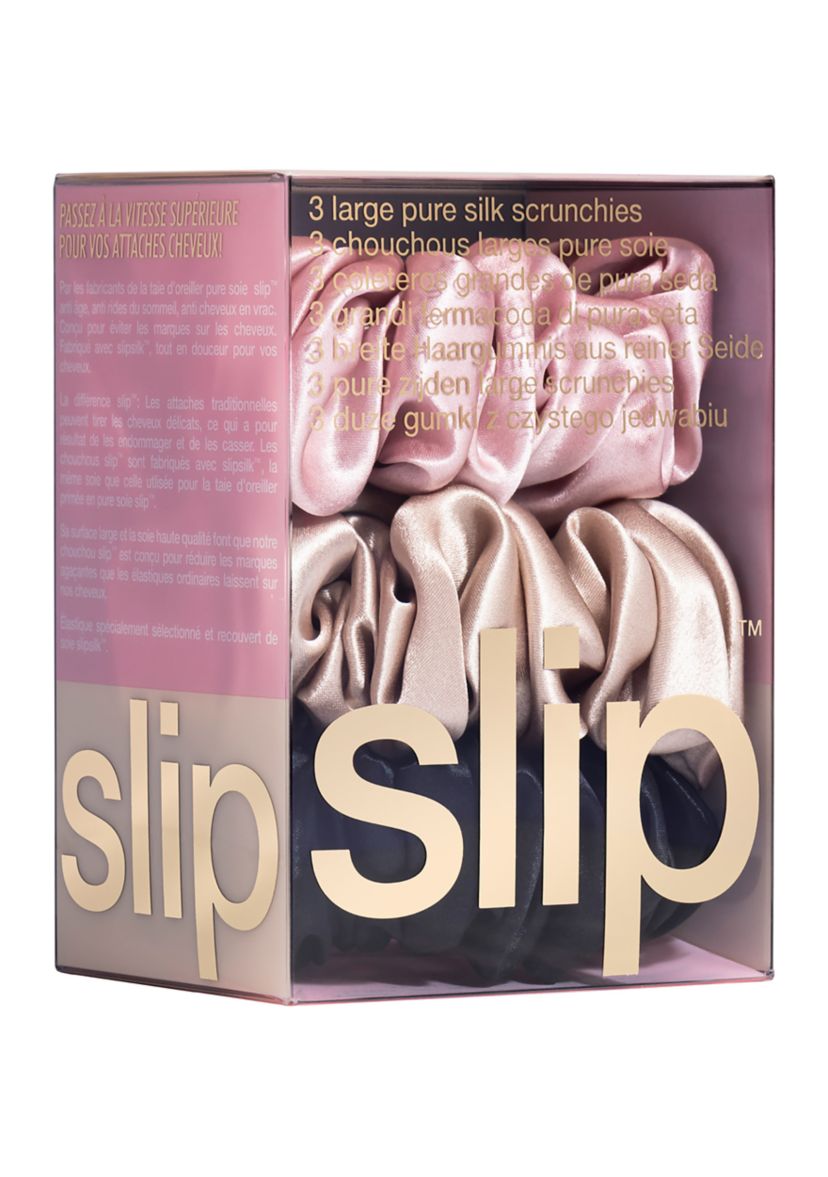 Pure Silk Large Scrunchies 