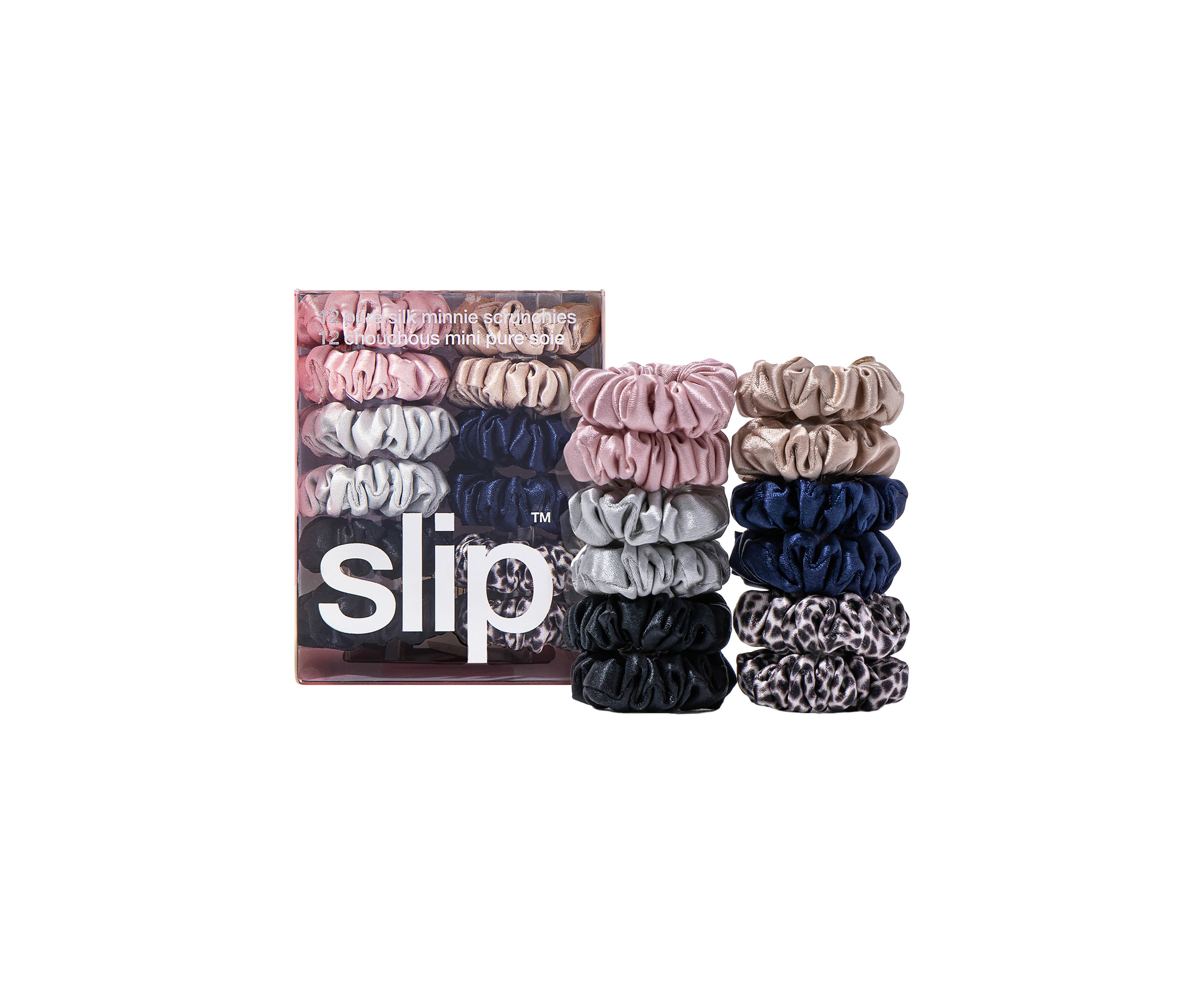 Pure Silk Minnie Scrunchies - Classic